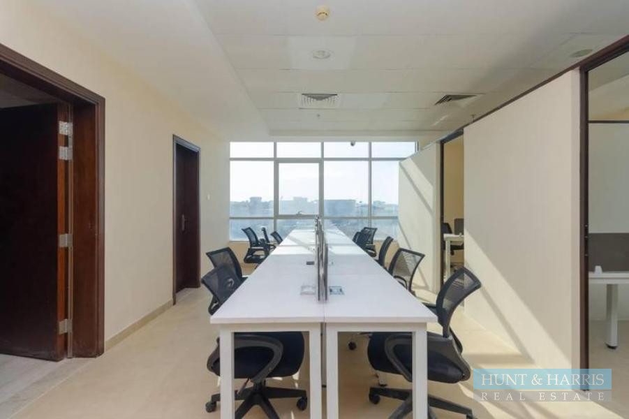 Prime Location - Al Dhait Business District - Fitted Office