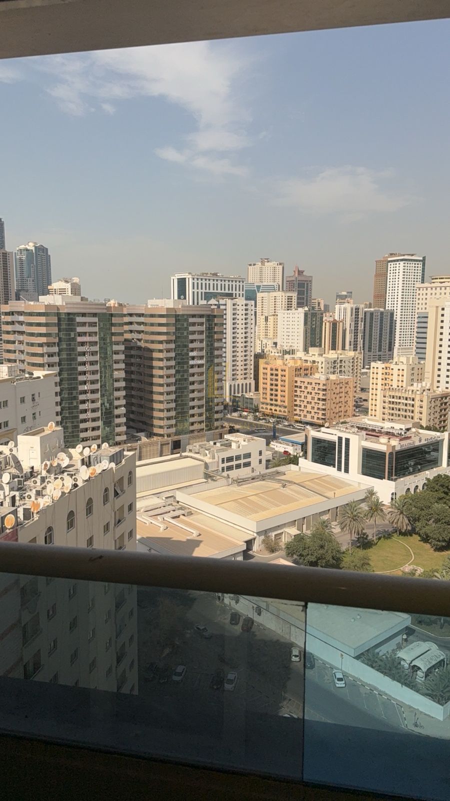 For sale apartment with a beautiful view in Hind Tower, Al Taawun area
