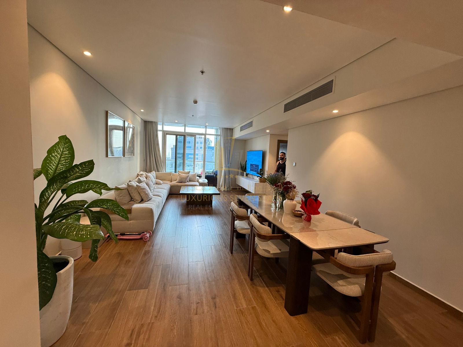 For Sale 3Bedroom Apartment with Hall in Terhab Tower Al Taawun Area