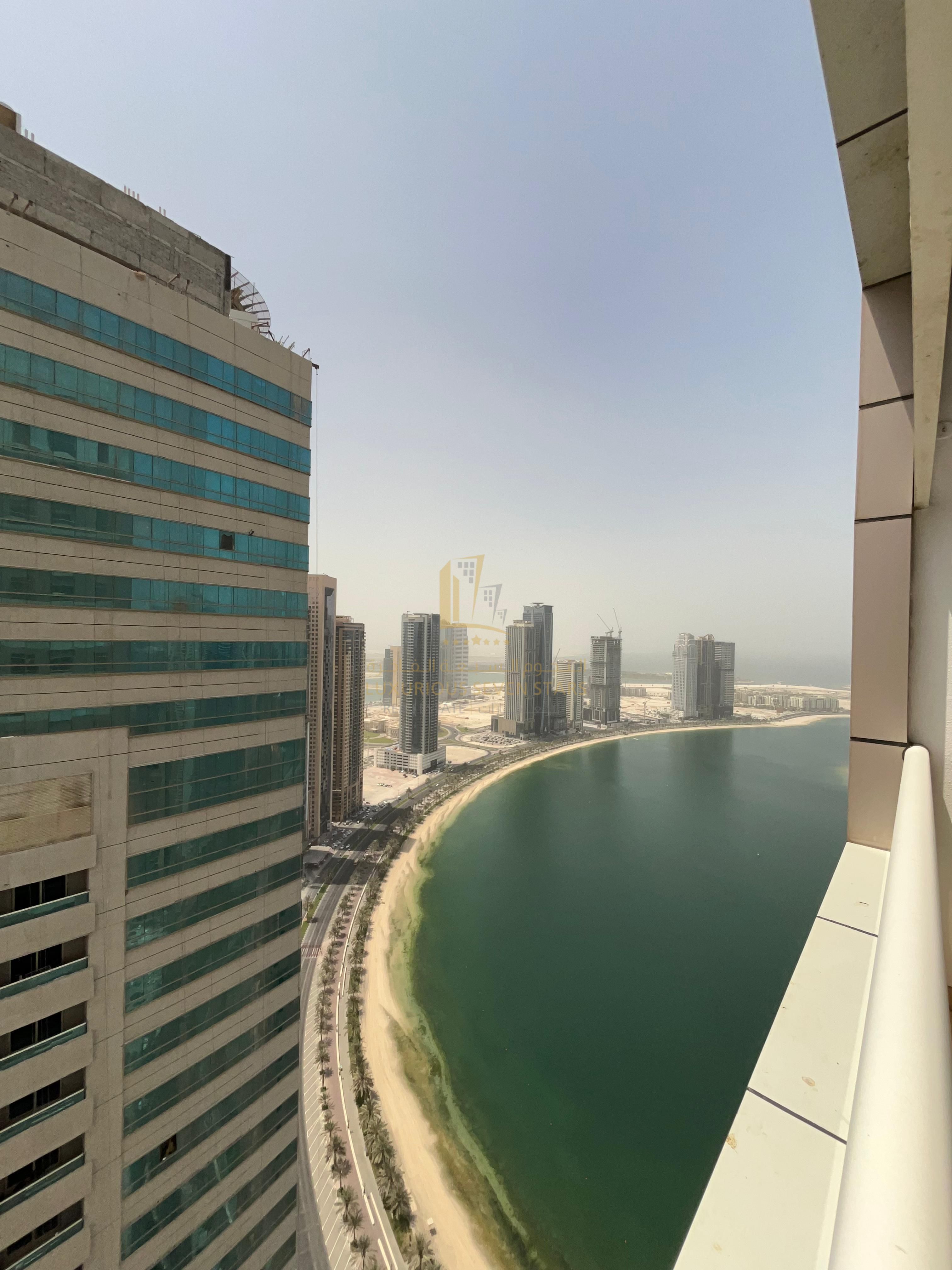 For Sale Elegant 3-Bedroom Apartment with Side View of Al Khan Lagoon