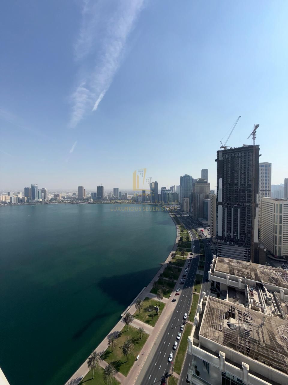 Apartment for sale in Al Dana Tower with an open view