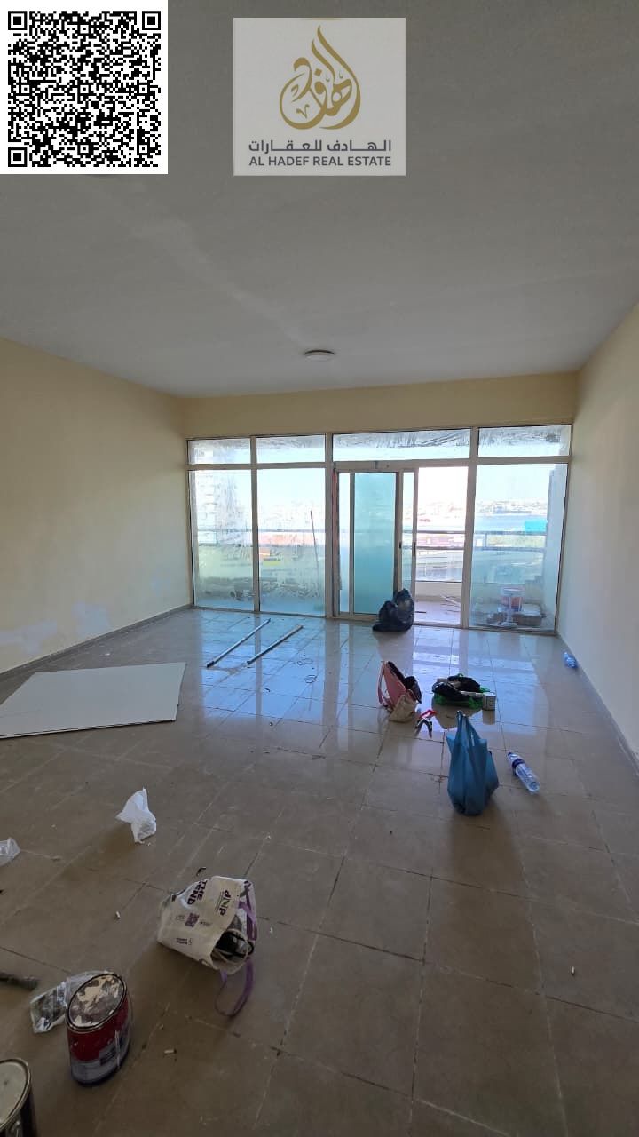 A fantastic opportunity to resell a spacious apartment with an open view in Al Hawaizone Towers – Ajman Location: Al Rashidiya 1 – directly on Al Min