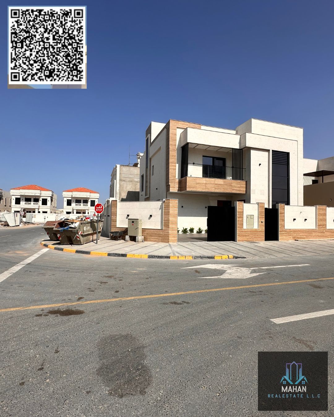Villa for Sale in Ajman – Al Zahya A well-designed corner villa in a prime residential location, perfect for family living and investment. Land Area: 4,200 sq. ft Built-up Area: 3,900 sq. ft Bedrooms: 5 spacious bedrooms Majlis: Separate majlis