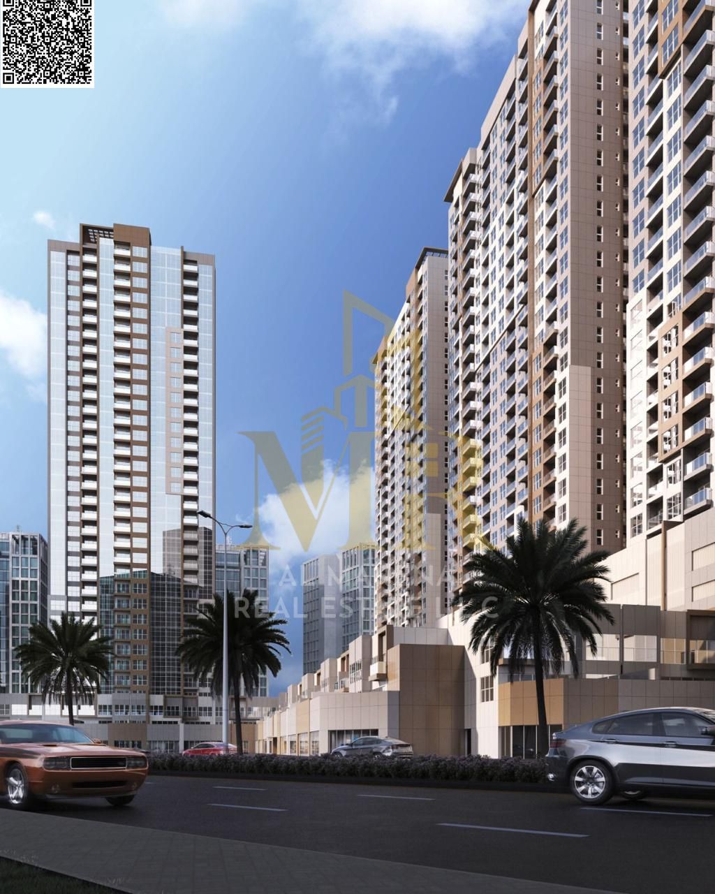 For sale: A distinctive studio apartment in Ajman One – Phase 2 | Modern designs, various sizes, prime location, and an ideal choice for living and in