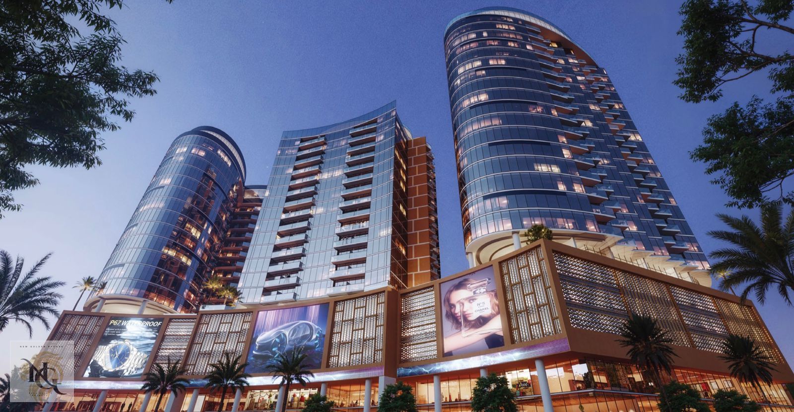 ger Downtown Ajman is a new integrated residential project developed by Tiger Properties in Ajman/ UAE. Designed as a modern urban community around a