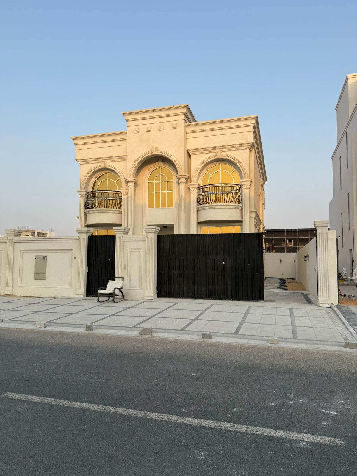 Villa for sale in Al Hooshi, Sharjah, with high-end finishes.