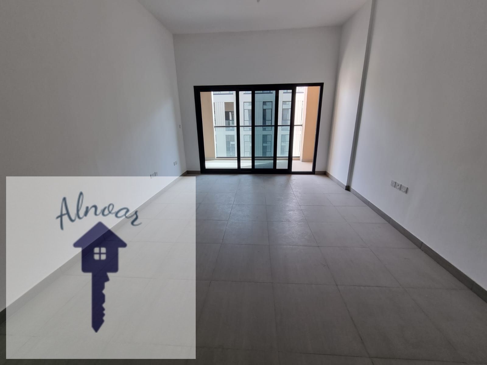 BALCONY STUDIO AVAILABLE FOR RENT IN AL MAMSHA WITH KITCHEN APPLIENCES GYM,POOL AND PARKING