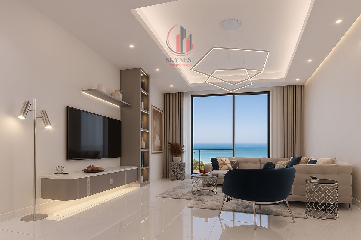 Fully Furnished 2-Bedroom + Maid’s Room Apartment with Sea View – Al Faradis Tower