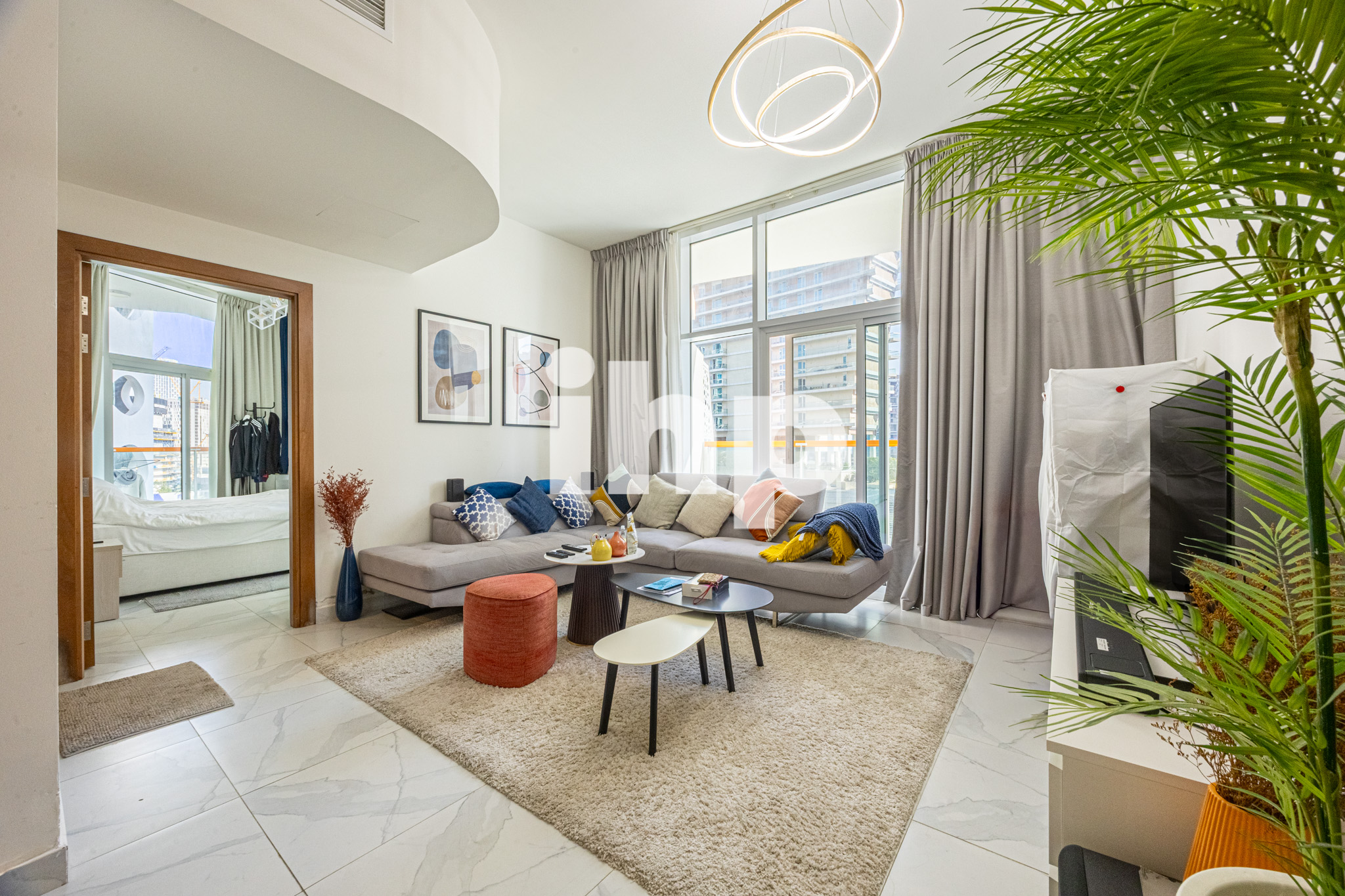 Elegant 1 BHK|Canal and Burj Khalifa view| Rented