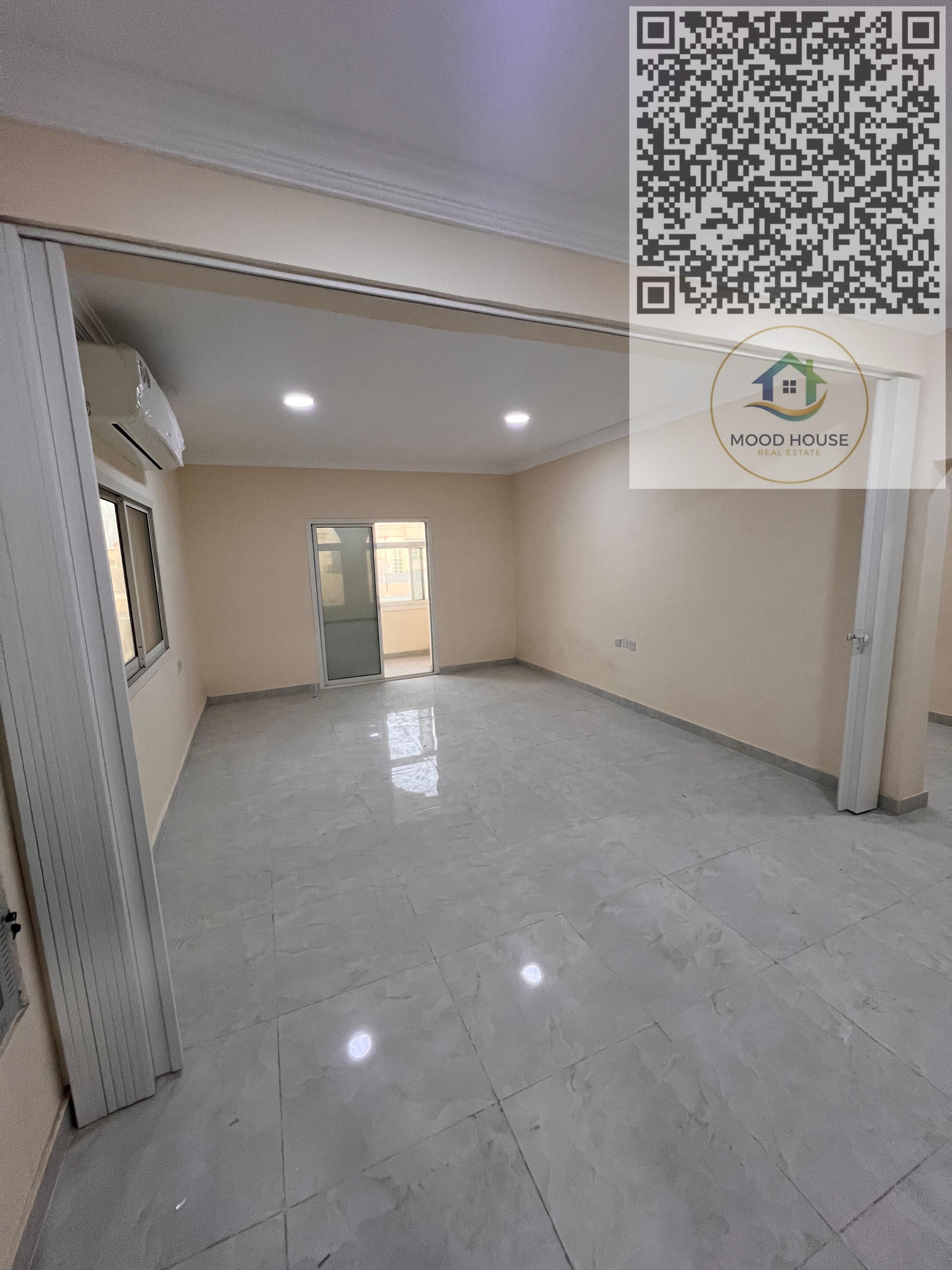 For rent, a 1-bedroom apartment with living room in Al Rawda 3, brand new