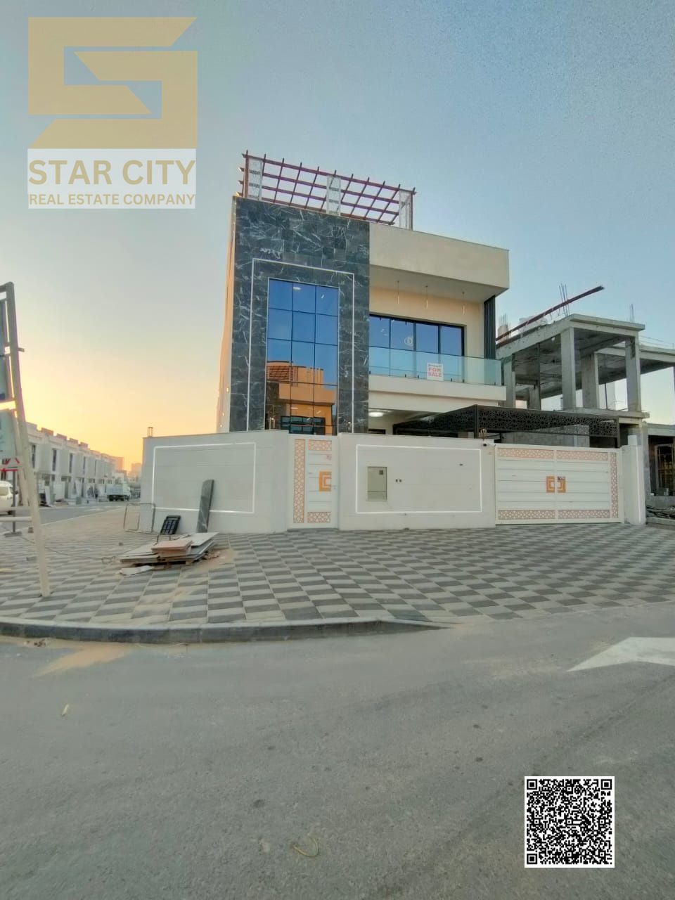 Luxury Corner Villa for Sale – Ajman | Modern Design | Freehold