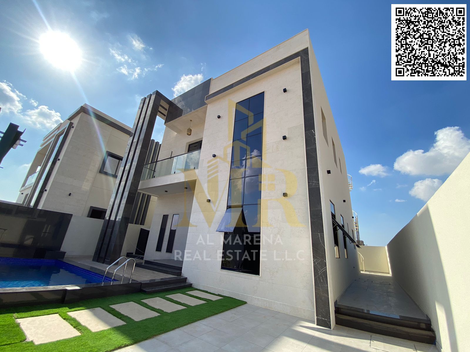 Own a villa with all registration and ownership fees included - private pool - central air conditioning - close to all services, very close to Sheikh