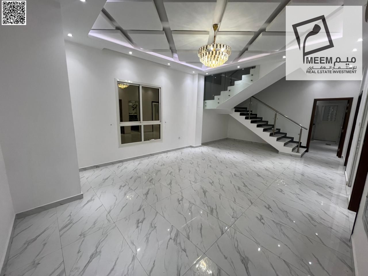 Villa for rent in Al Yasmin area, behind Al Hamidiya Park. Price: 120,000