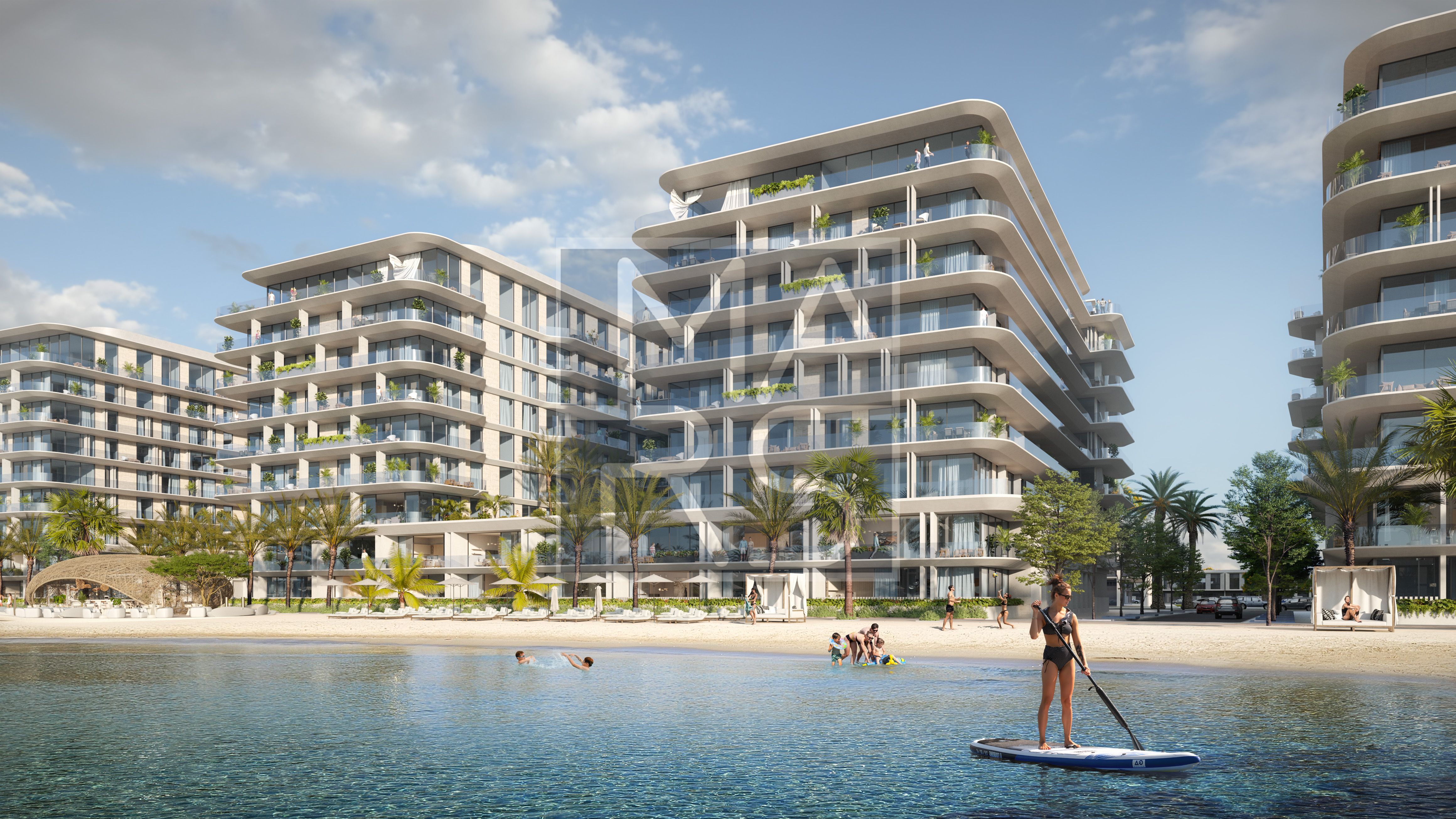 Luxurious 2-Bedroom Apartment for Rent in Ajmal Makan Blue Beach Residences, Sharjah Waterfront City