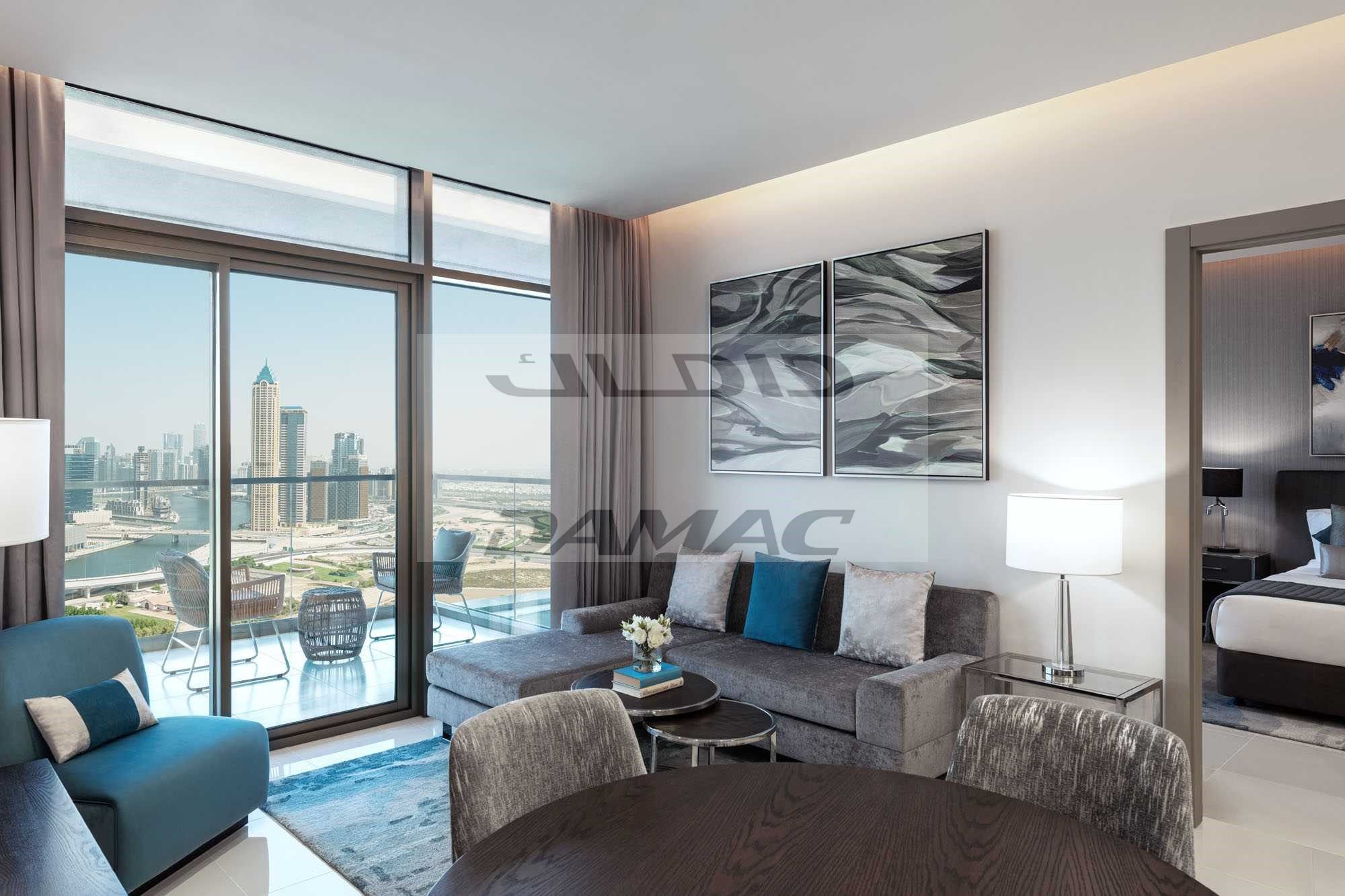 Fully Furnished 2-Bedroom Apartment | Aykon Tower B, DAMAC | AED 130,000