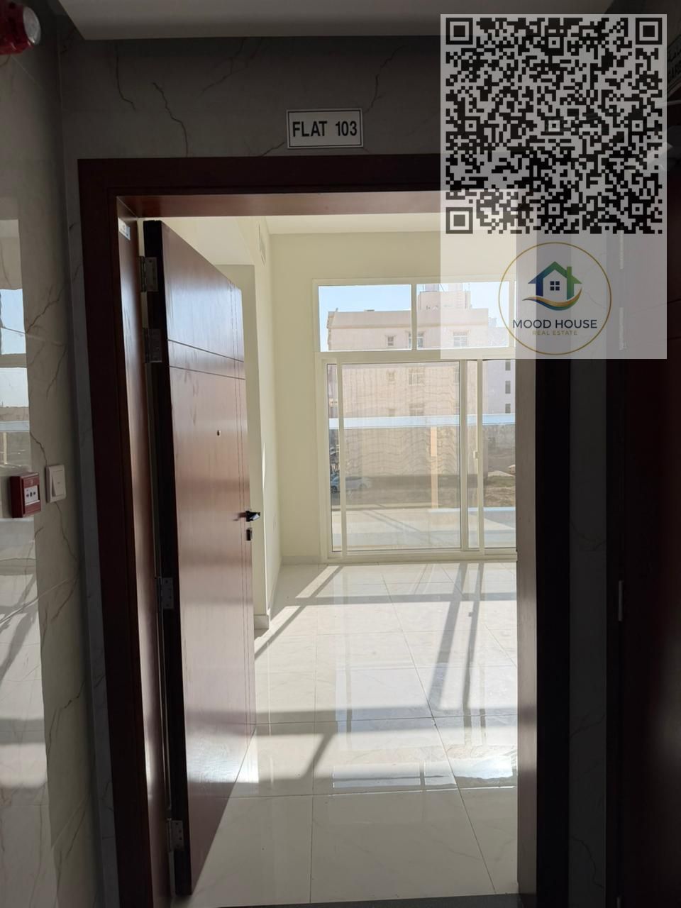 Two bedrooms, a living room, two bathrooms, and a balcony, opposite the Tiger Project in Al Alia, Ajman.