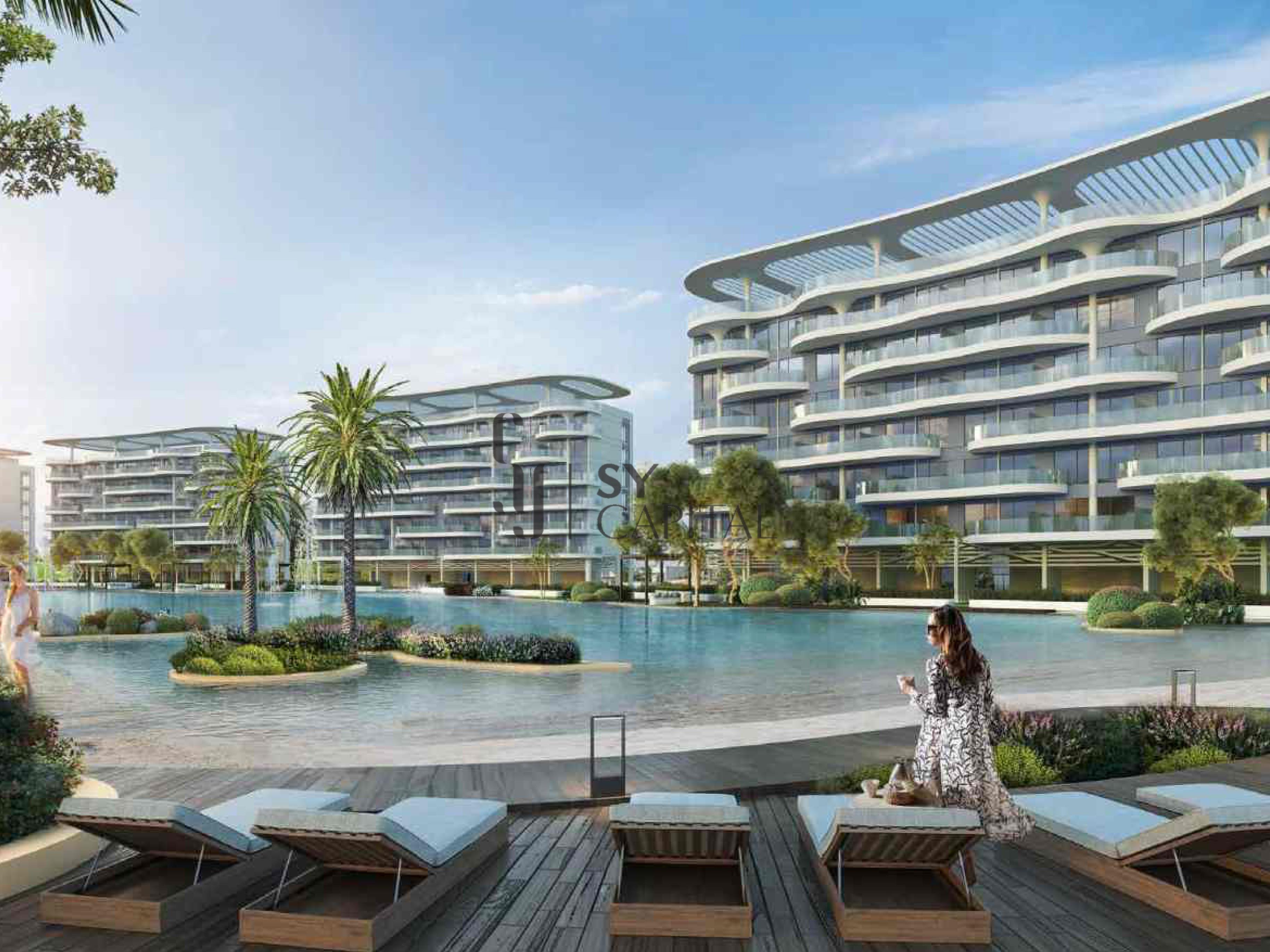 Stunning 1 Bed Apartment | Lagoon View