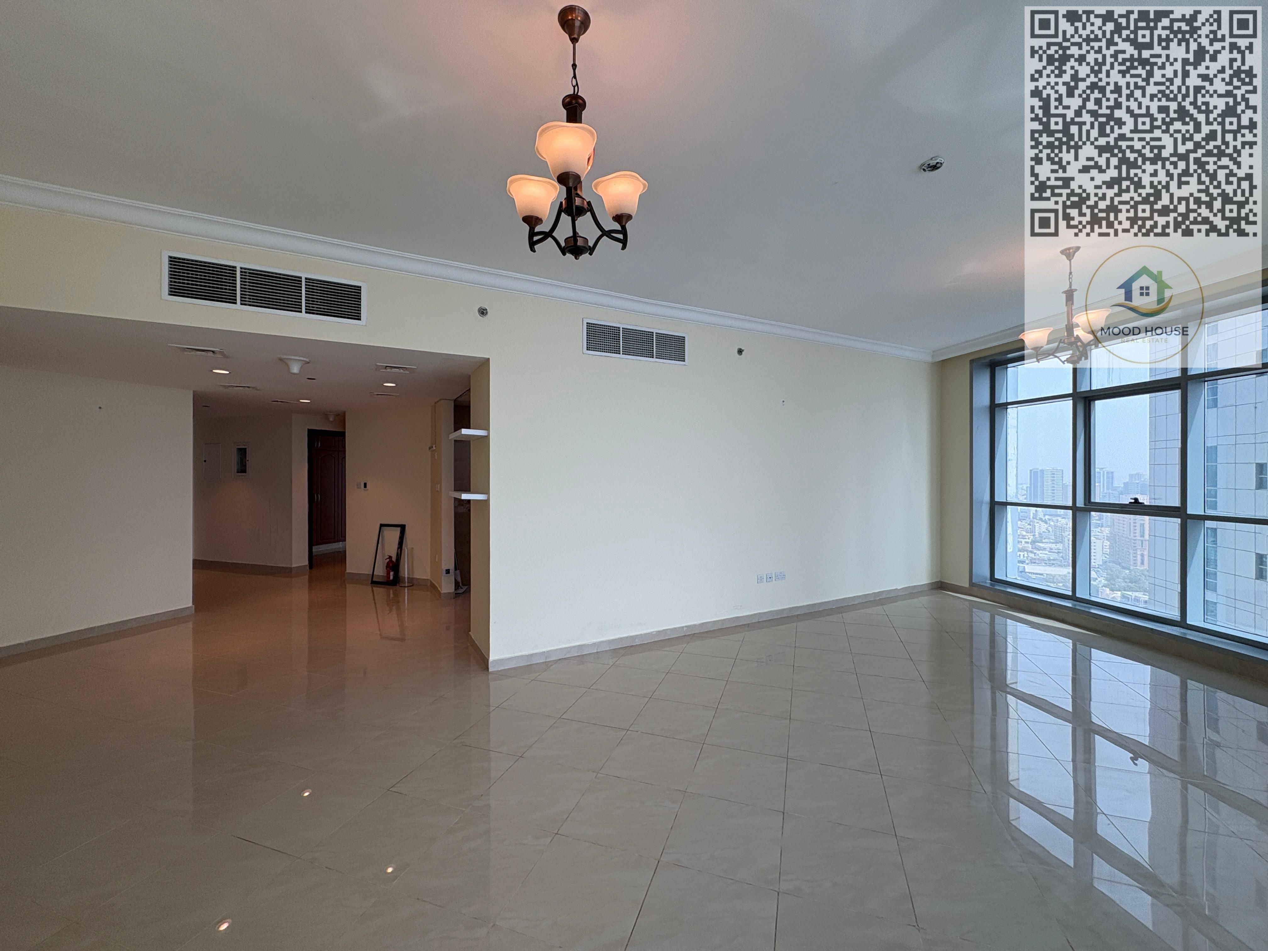 One bedroom and a living room in Al Rawda 3.
