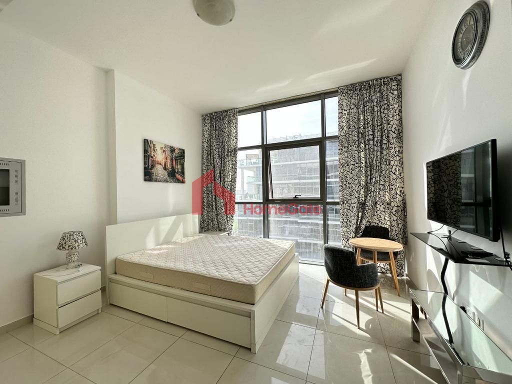 Fully Furnished | Bright & Spacious Studio | Golf Vista, DAMAC Hills