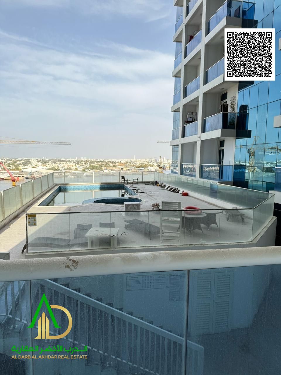 Enjoy owning a two-bedroom apartment ready for immediate move in the heart of Al Rashidiya 1 Al Waha Towers where the strategic and vibrant location