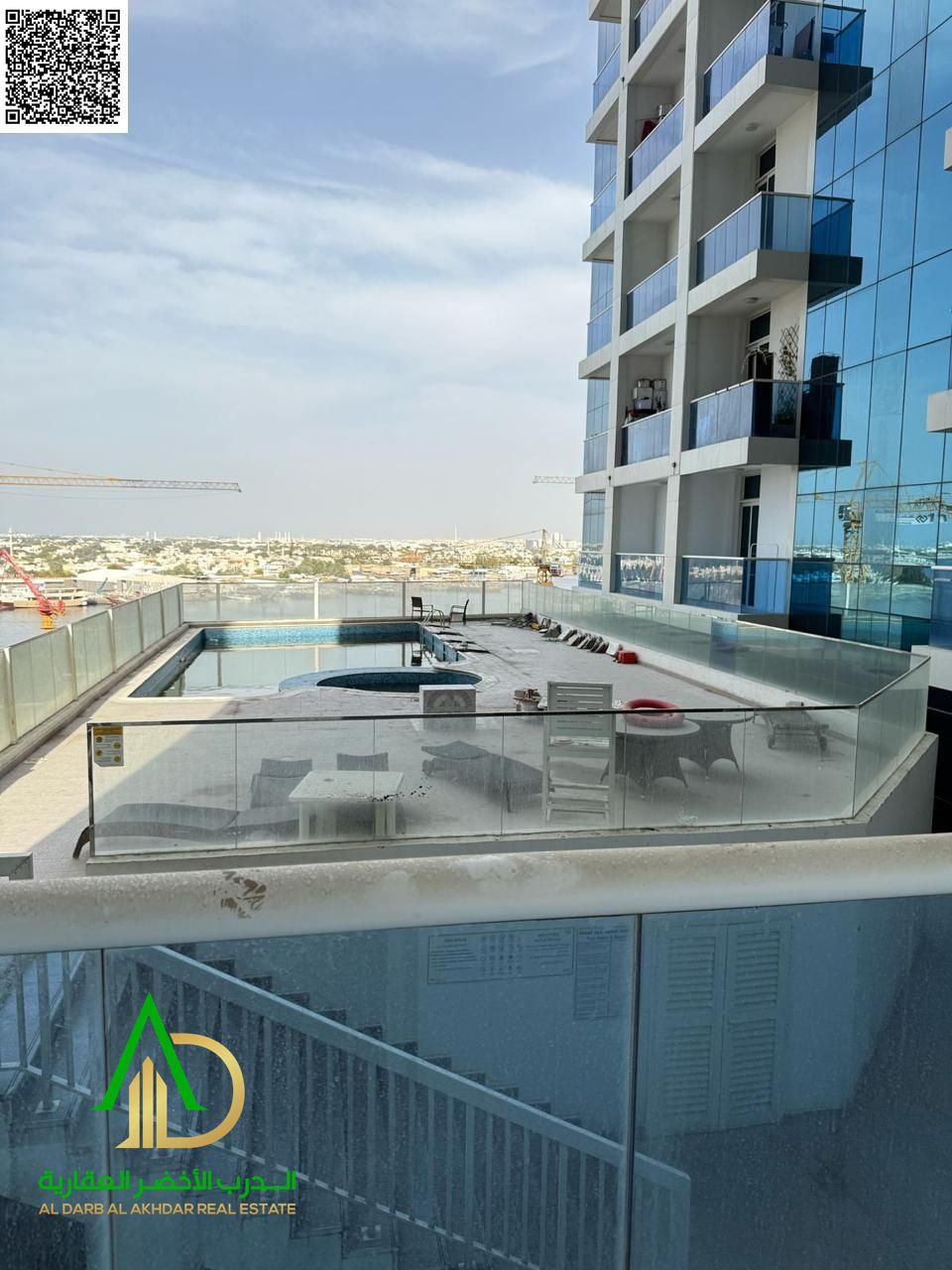 Luxury apartment for sale in Al Waha Tower, Ajman