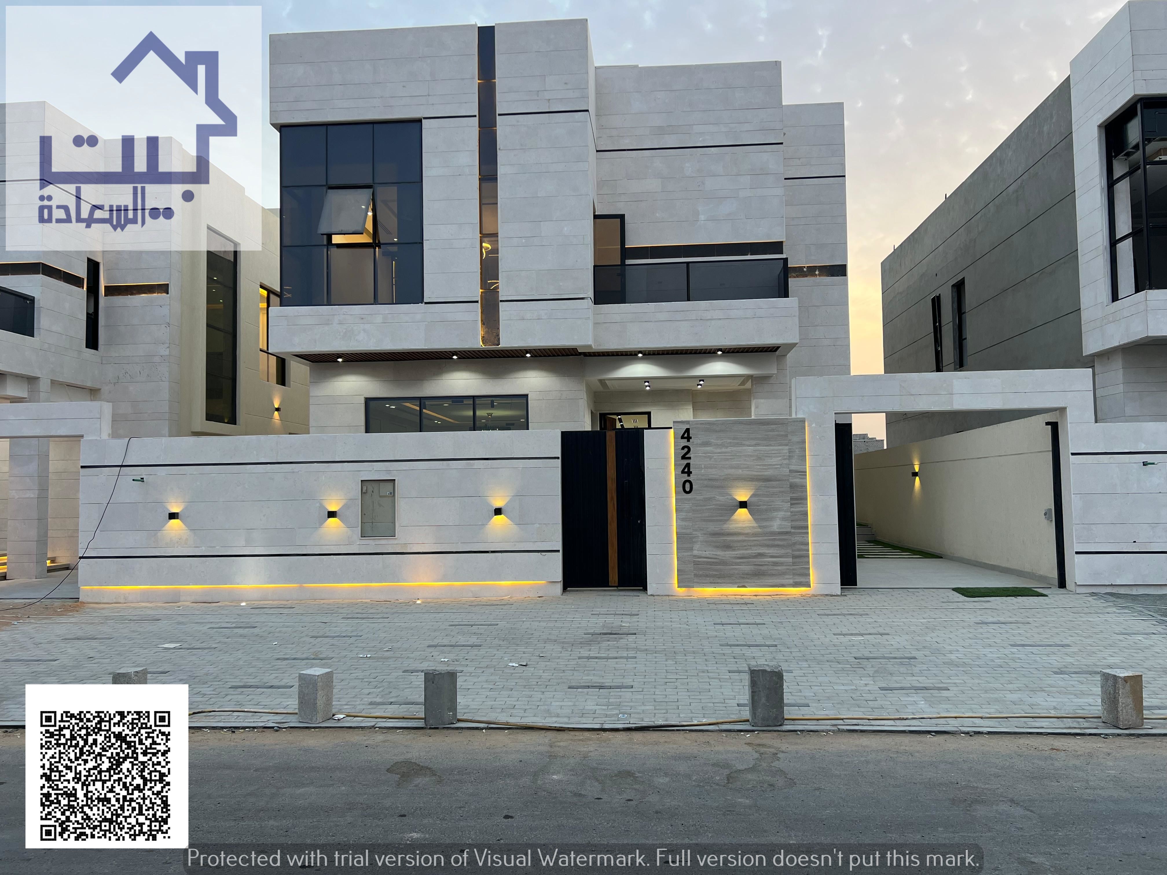 For Sale in Al Helio 2 – Ajman A distinctive residential villa with a modern design and luxurious finishes, combining comfort, privacy, and high-qual