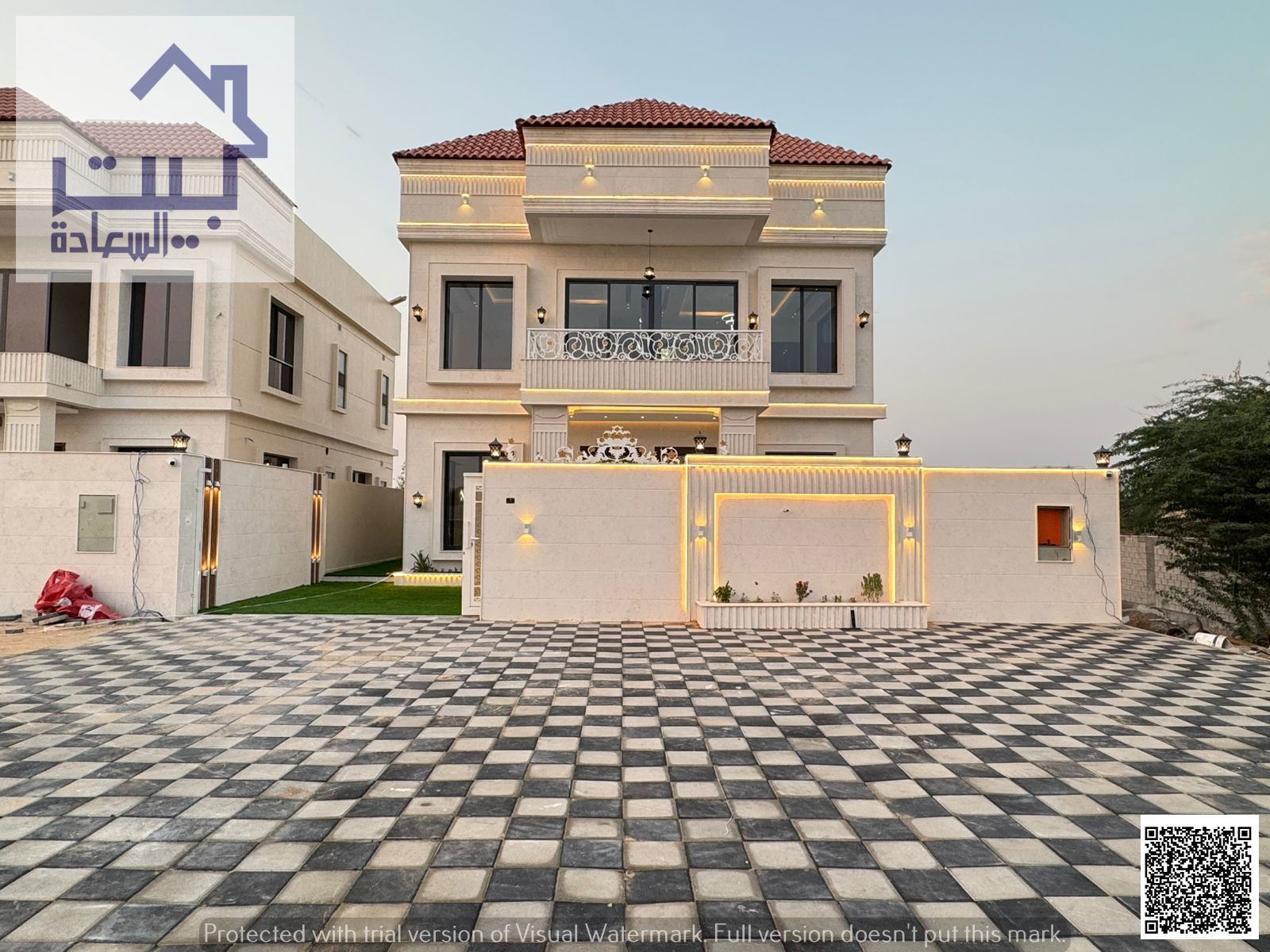 **For rent:** Elegant classic villa in Al Zahya, first occupant, 2 floors + roof, spacious layout, quiet prime location near services, competitive pri