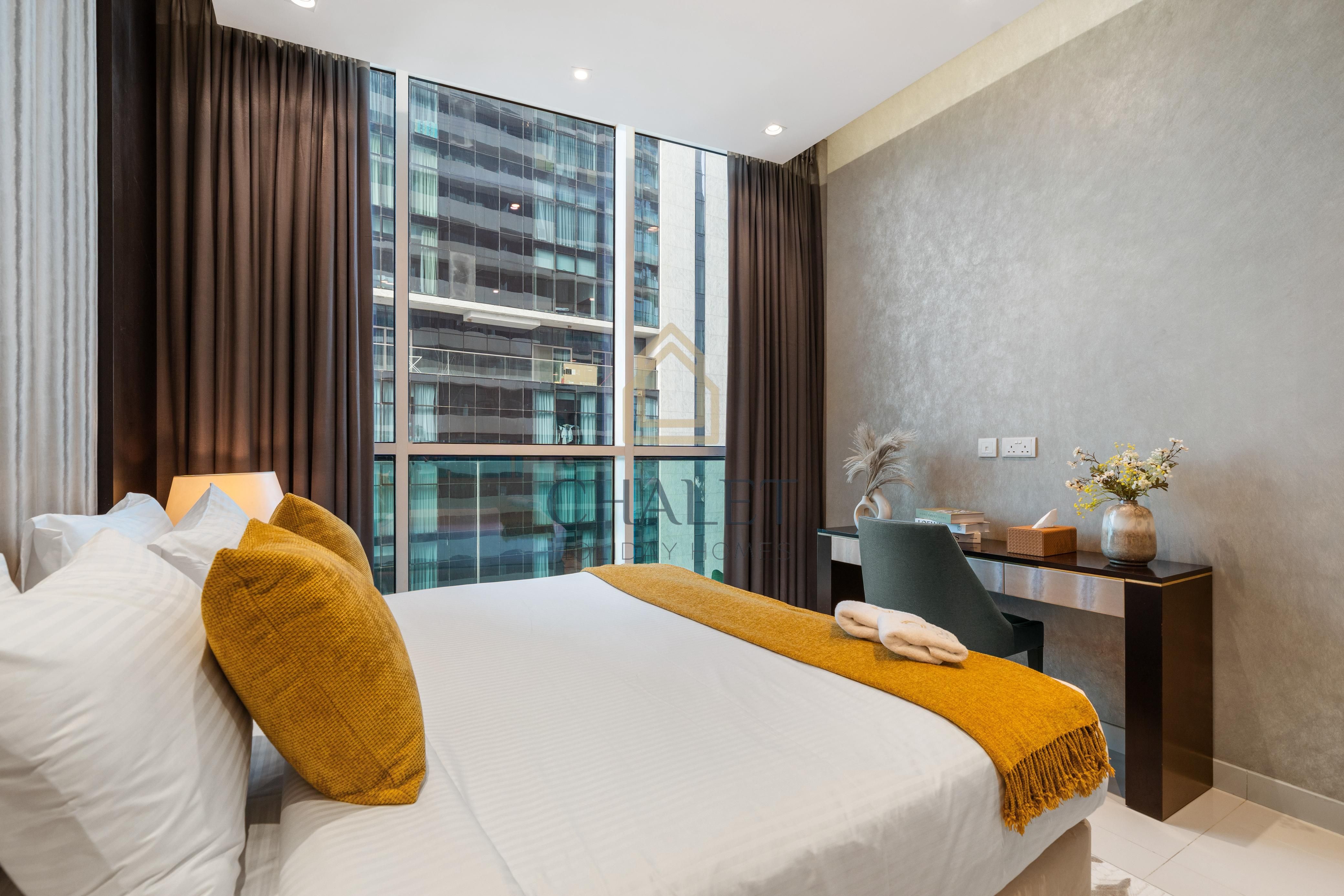 Spacious 2BR | Monthly Contract | Fully Furnished | DAMAC Maison Upper Crest