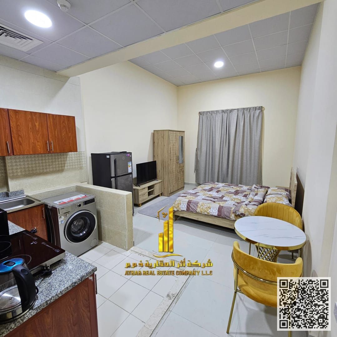 First occupant, the most luxurious and elegant fully furnished studio for monthly rent in Rawda 2, Sheikh Ammar Street
