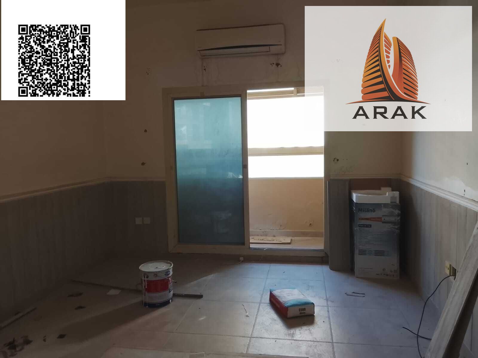 For Rent in Al Rawda 2 Apartment consists of One bedroom Living room Kitchen Bathroom Balcony Store room Location Al Rawda 2 Building name Al Bashri