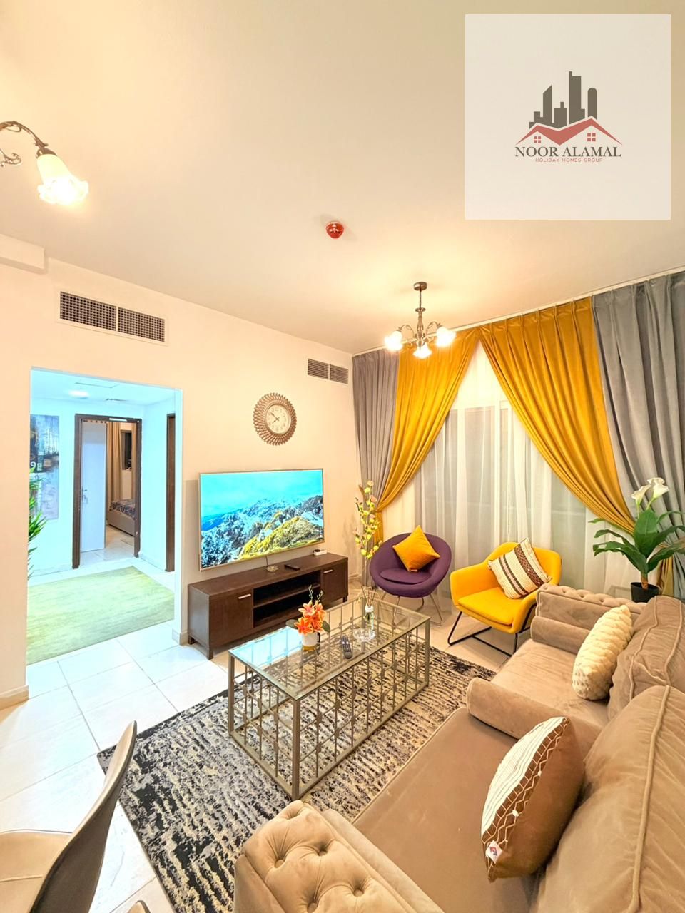 Sharjah, Muwaileh: One bedroom, living room, kitchen, and two bathrooms