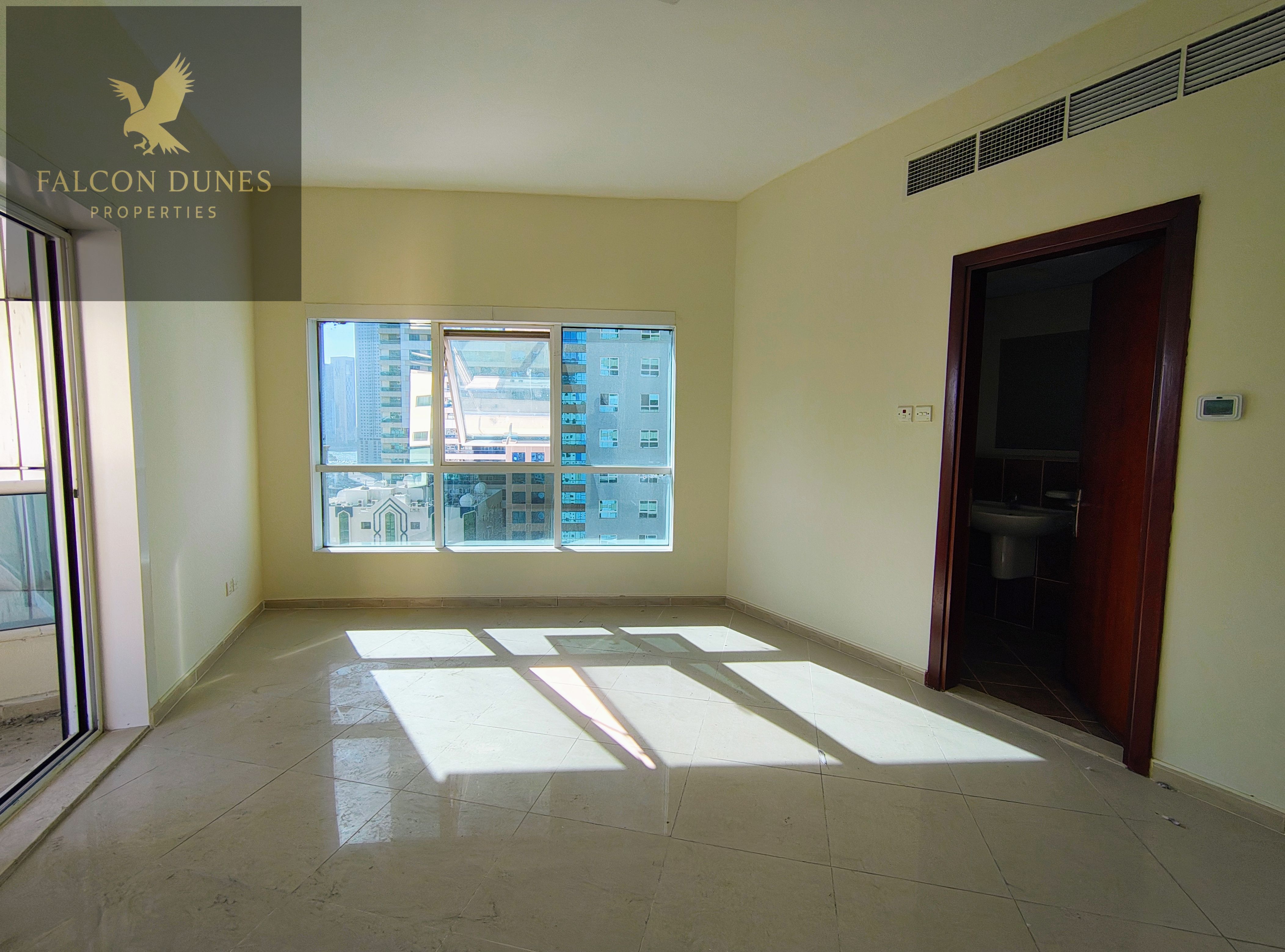 3BHK with Al Qasba View | Balcony | Maid Room | Free Amenities