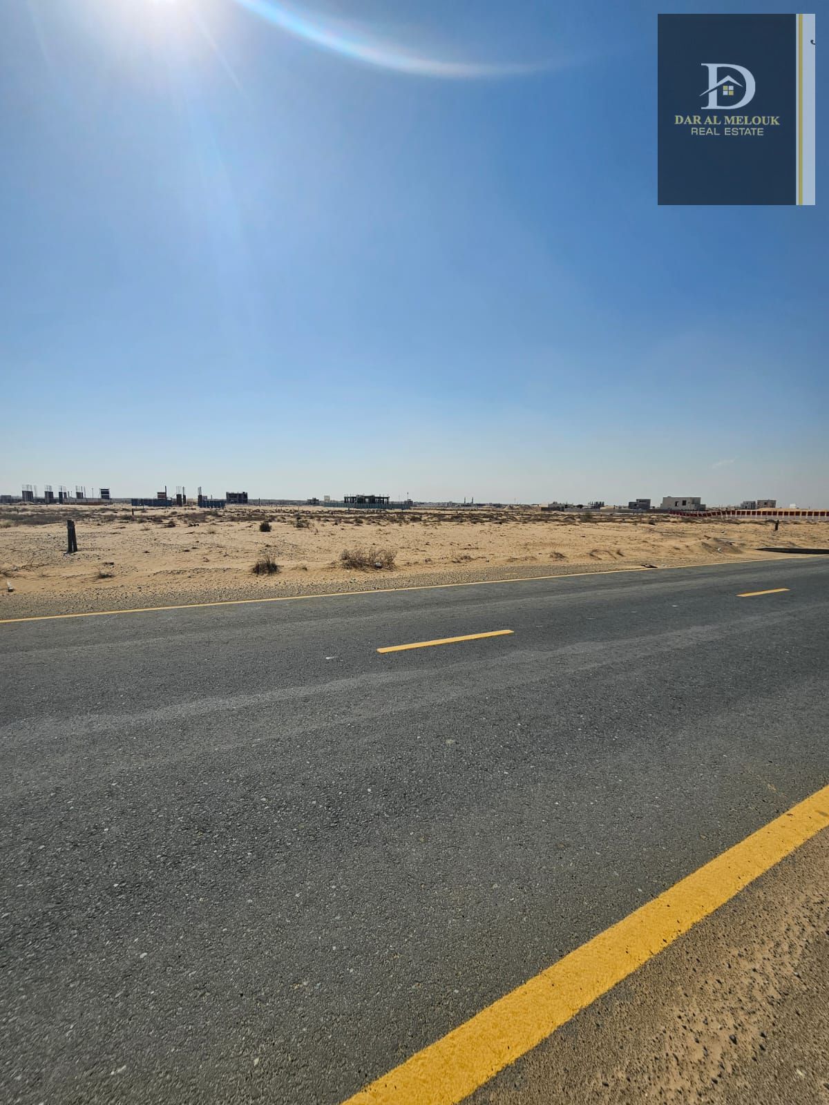 For Sale in Sharjah Rawdat Al Qurt Area Commercial Land Prime Location Opposite the Park And Opposite the Mosque