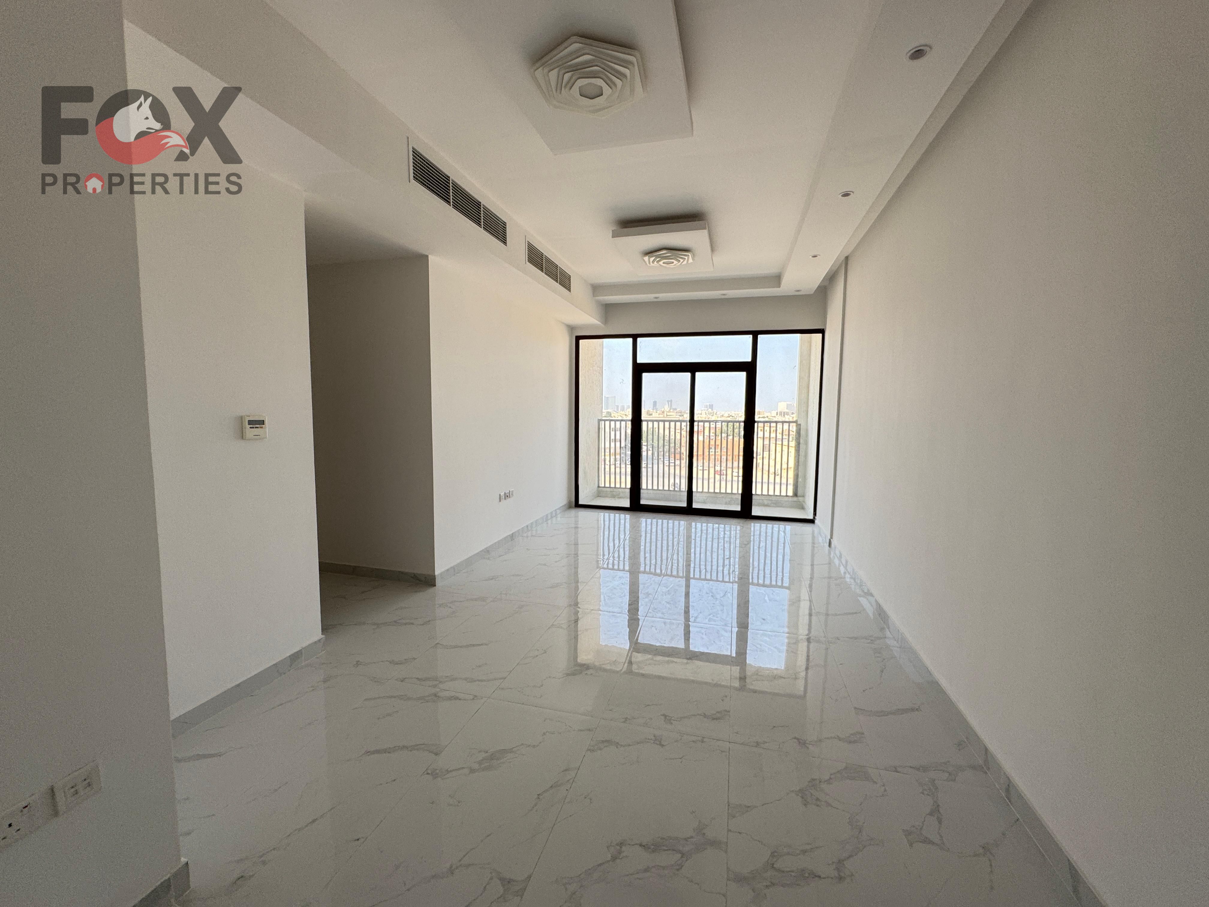 First tenant | Spacious area | Prime location with easy access to Dubai | Two-bedroom apartment with living room in Al Mowaihat
