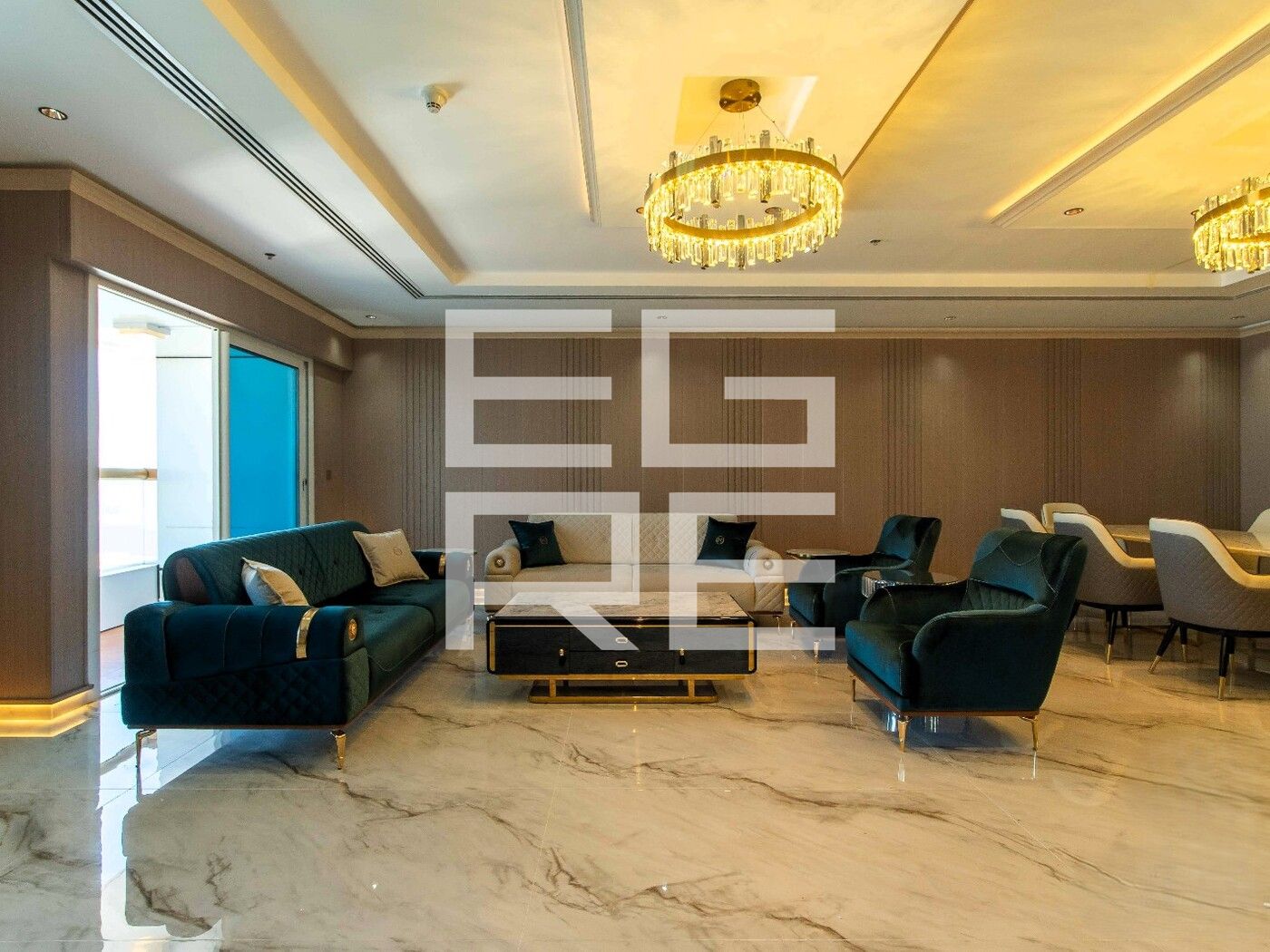 SEA & MARINA VIEWS | FURNISHED | HIGH FLOOR