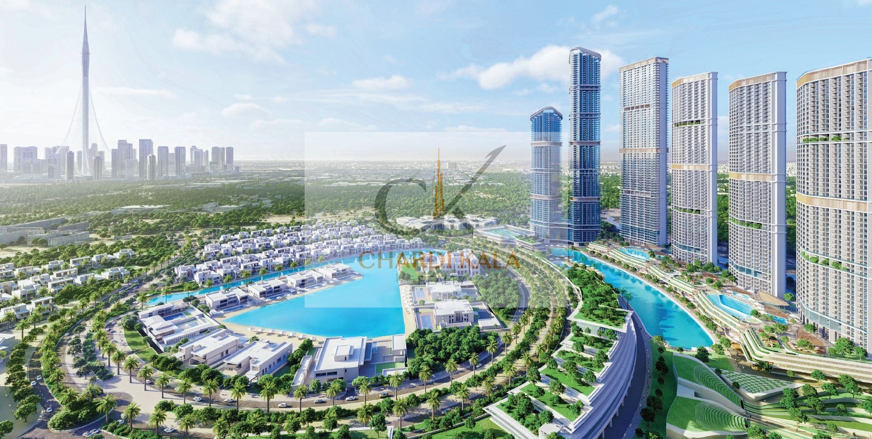 Prime 1-Bed High Floor | Riverside Sobha | Elegant Design