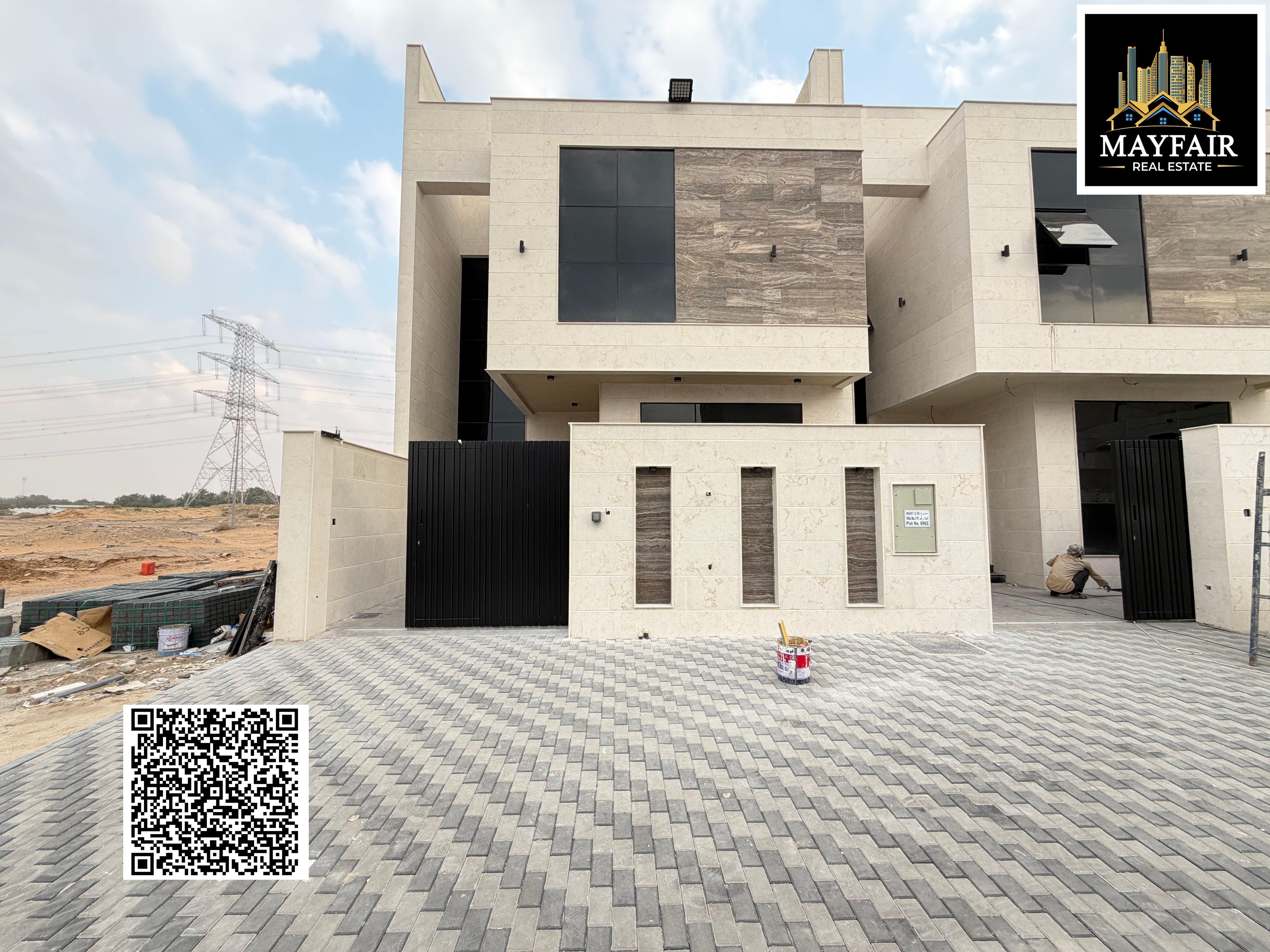 Townhouse for Sale in Al Helio 2 Registration and ownership fees included. Prime location near Sheikh Mohammed Bin Zayed Road and Emirates road