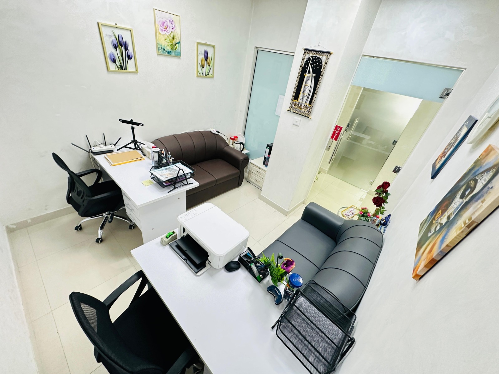 OFFICE FOR FREEZONE COMPANY|SPACIOUS & FULLY FURNISHED OFFICE FOR RENT