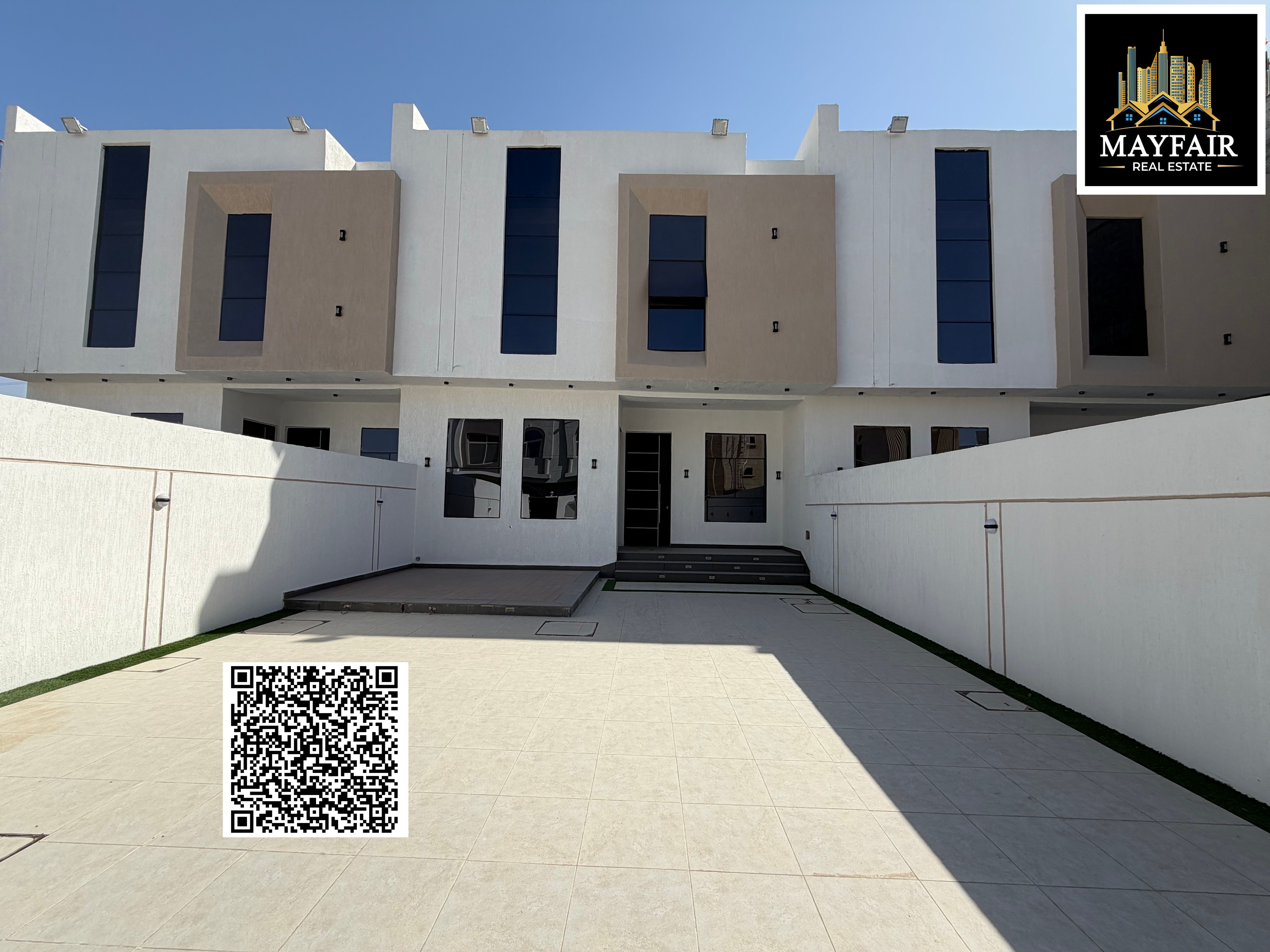 Luxury villa for sale in Al Yasmin | 5 master bedrooms | Super deluxe finishing | Freehold ownership for all nationalities