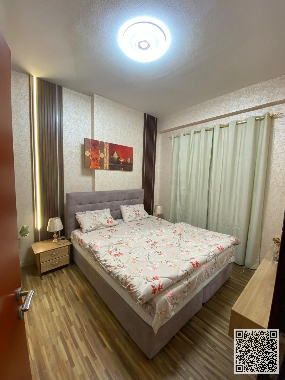 Fully furnished one-bedroom apartment for monthly rent in Al Jurf 2, Garden City Towers, close to all services.