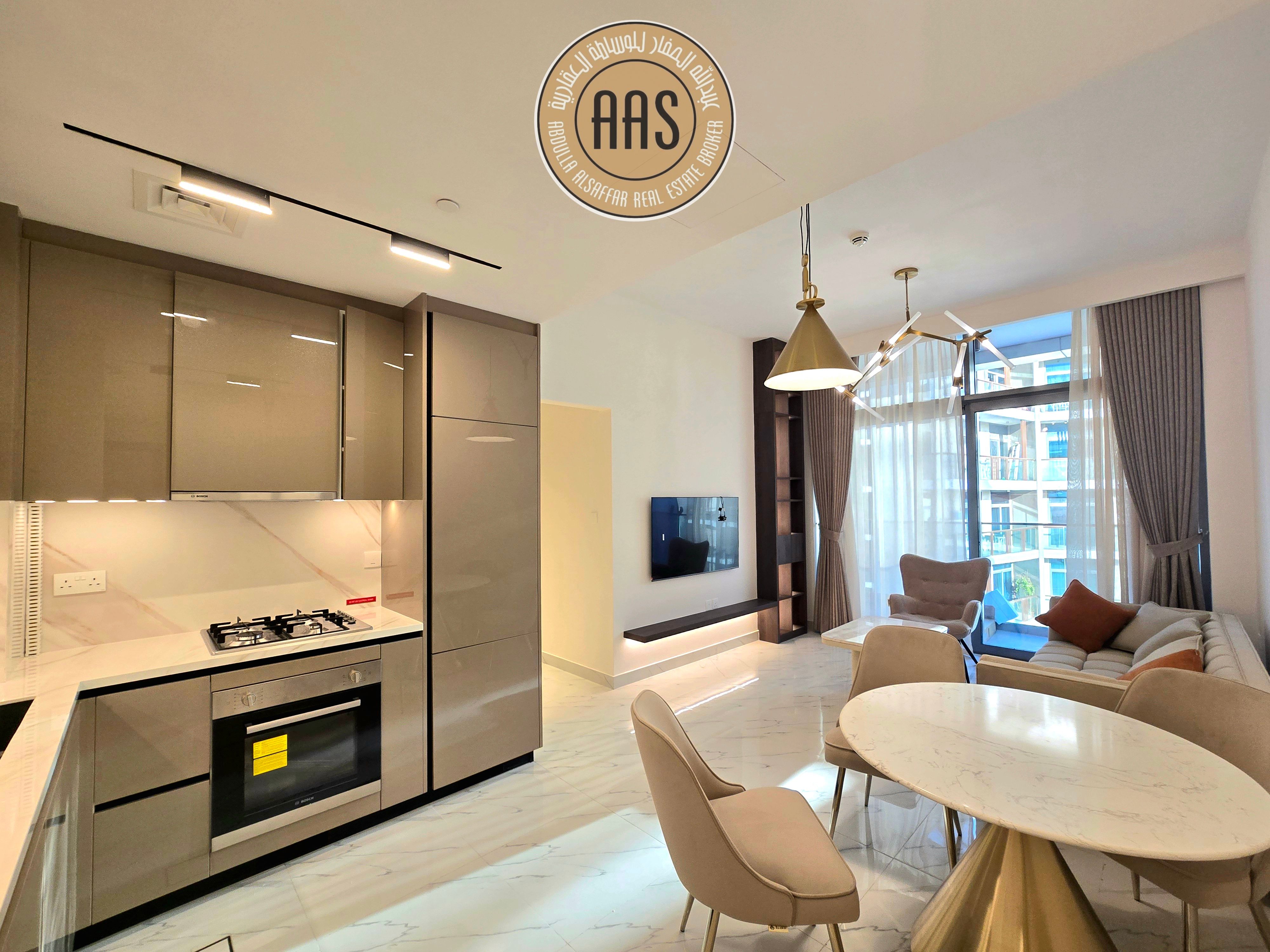 Spacious 1BHK + Maid’s + Study | Brand N...