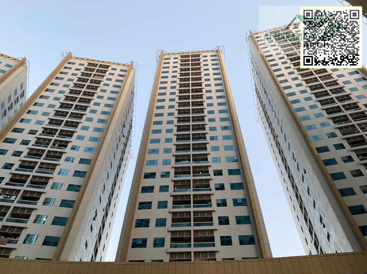 two bedroom For Sale Ajman Pearl Towers 1280sq/ft open city View 435000/- only