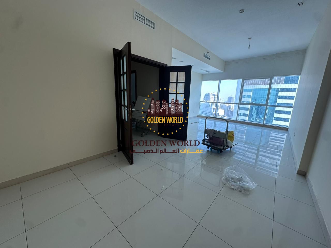 Two Bedroom Apartment with Parking and Free AC, Lake View in Al Khan, Panoramic Windows & Spacious Layout