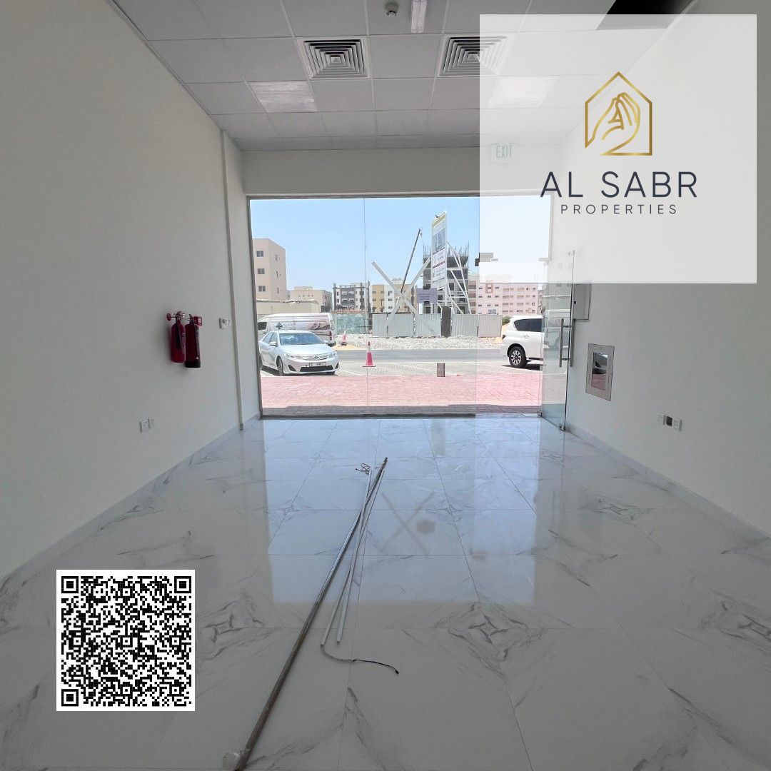 Road-Facing Shop for Rent | 300 Sqft | AED 26K/Year + 1 Month Free | Prime Location Al Jurf 3 Ajman | Near China Mall, Nesto, Kabayel, Mark & Save