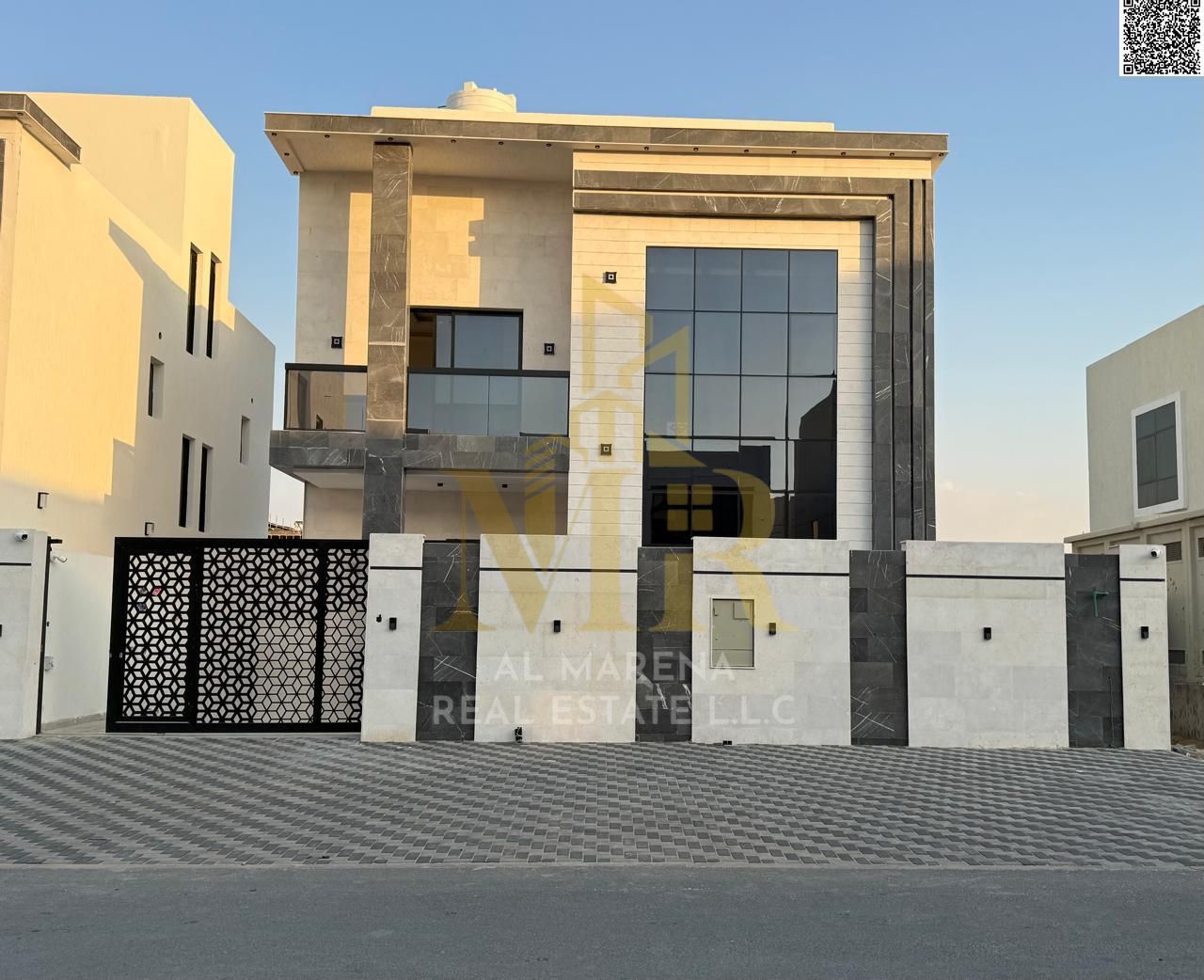 A unique opportunity at an attractive price and with no annual fees: Own a villa for sale in Ajman, first occupancy, freehold, super deluxe finishing,