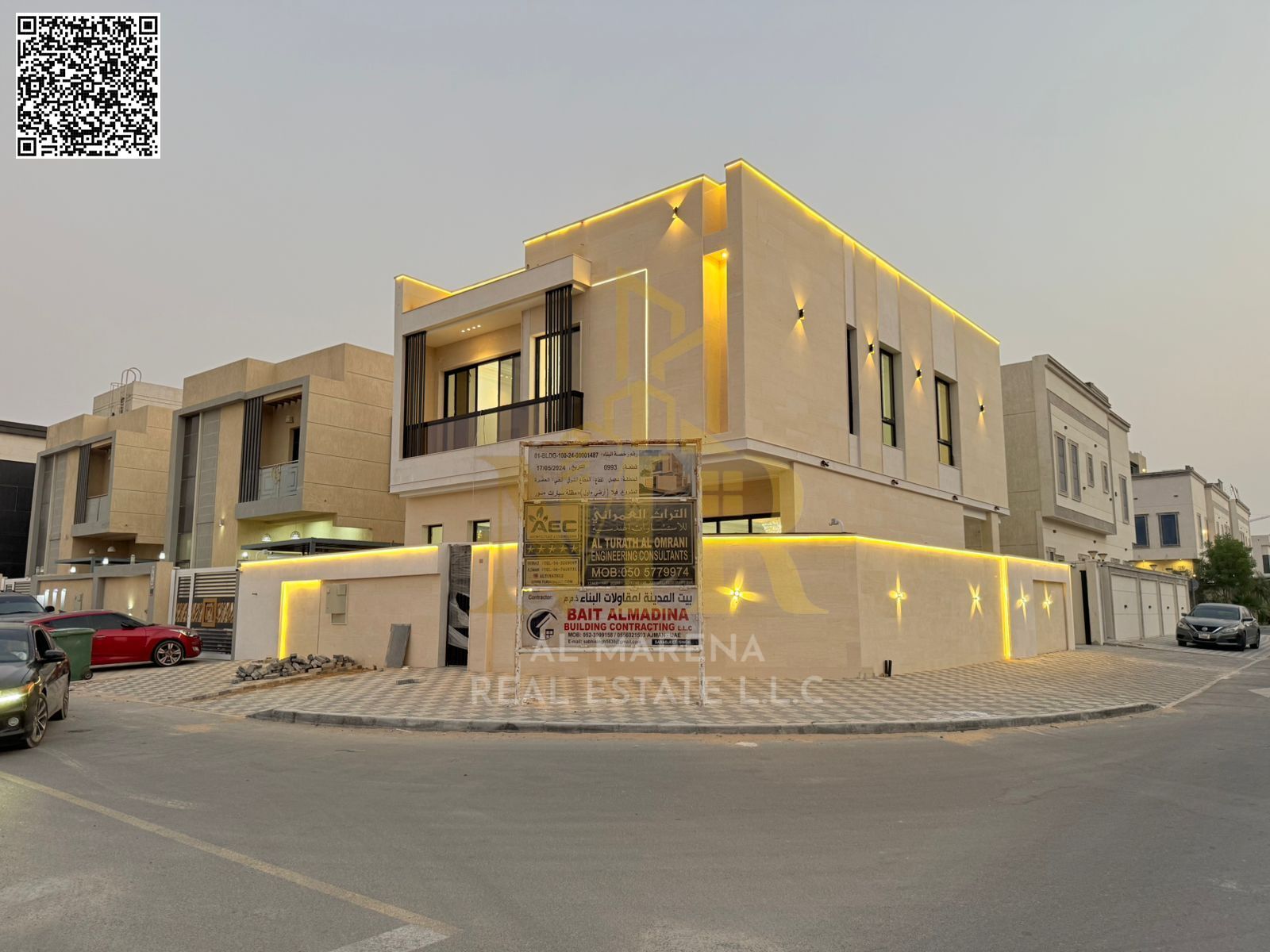 Ready to move in, including registration fees, electricity, water, and furniture. A luxurious, super deluxe villa opposite the park, ready to move in