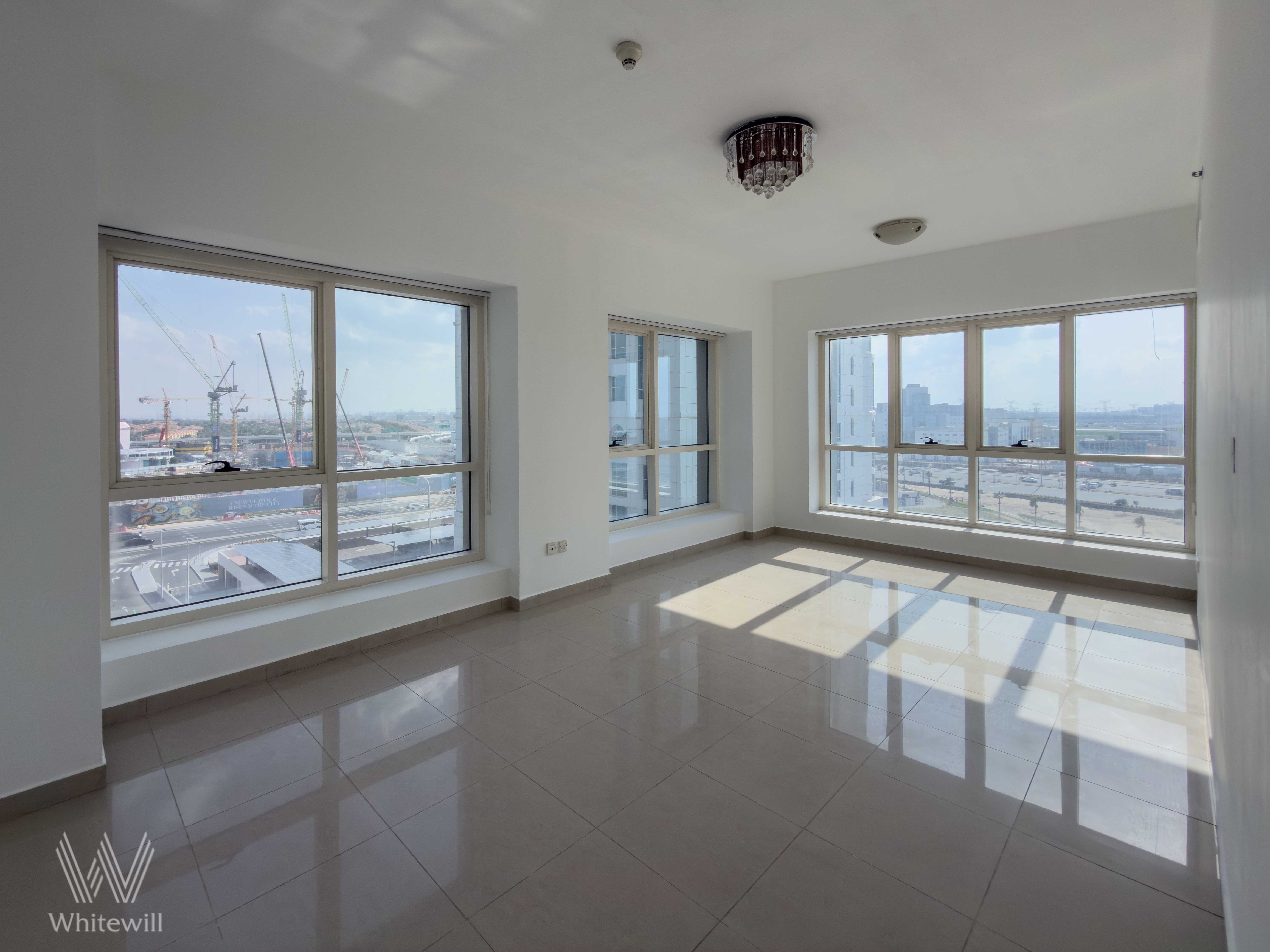Spacious Converted 2BR | Balcony | Middle Floor | 4 Cheques