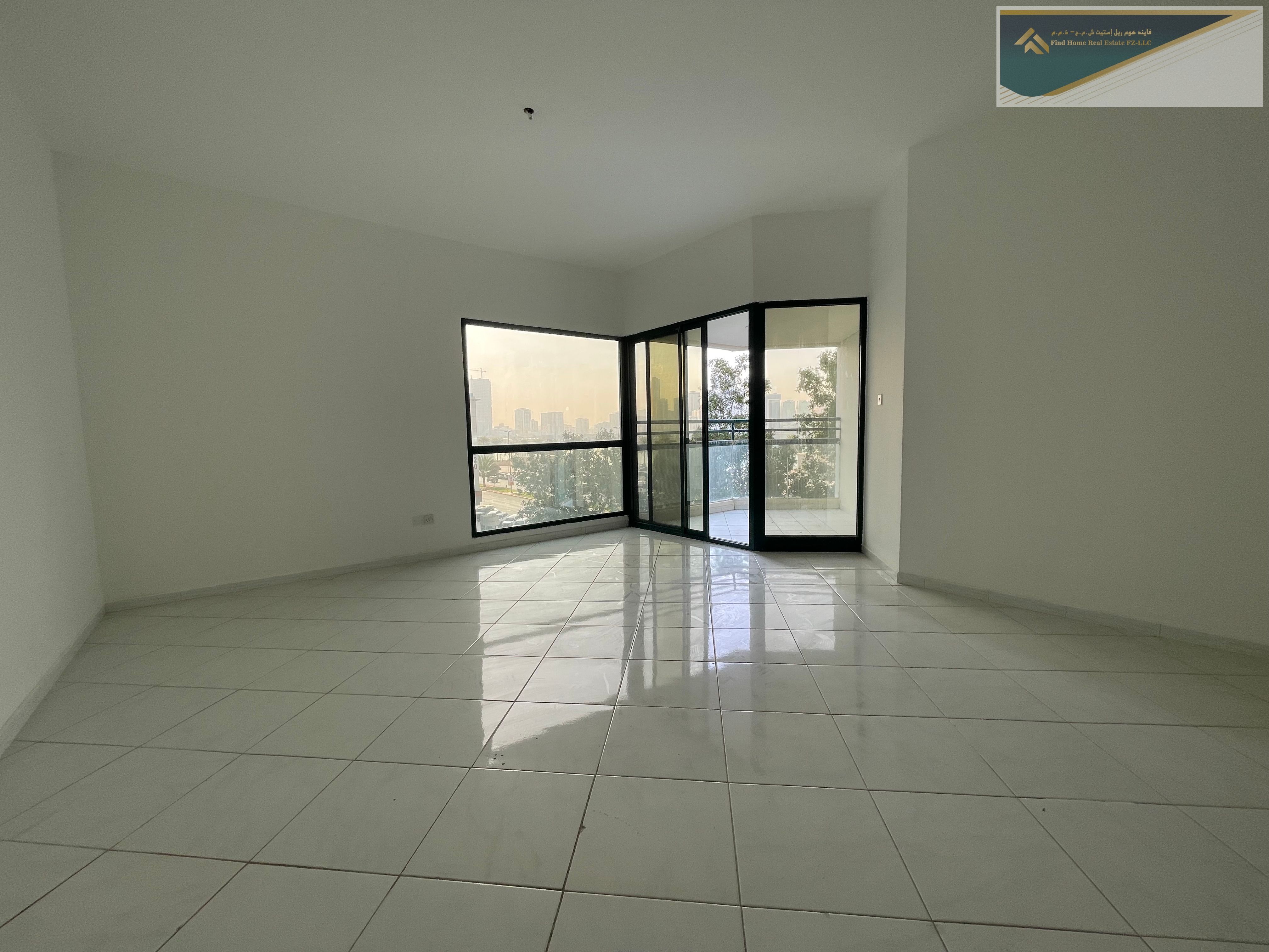 FULLY LUXURIOUS!!3BHK WITH FULL CORNICHE VIEW VERY NEAR TO CORNICHE WITH 2 BALCONY FREE CHILLER IS JUST FOR 80k