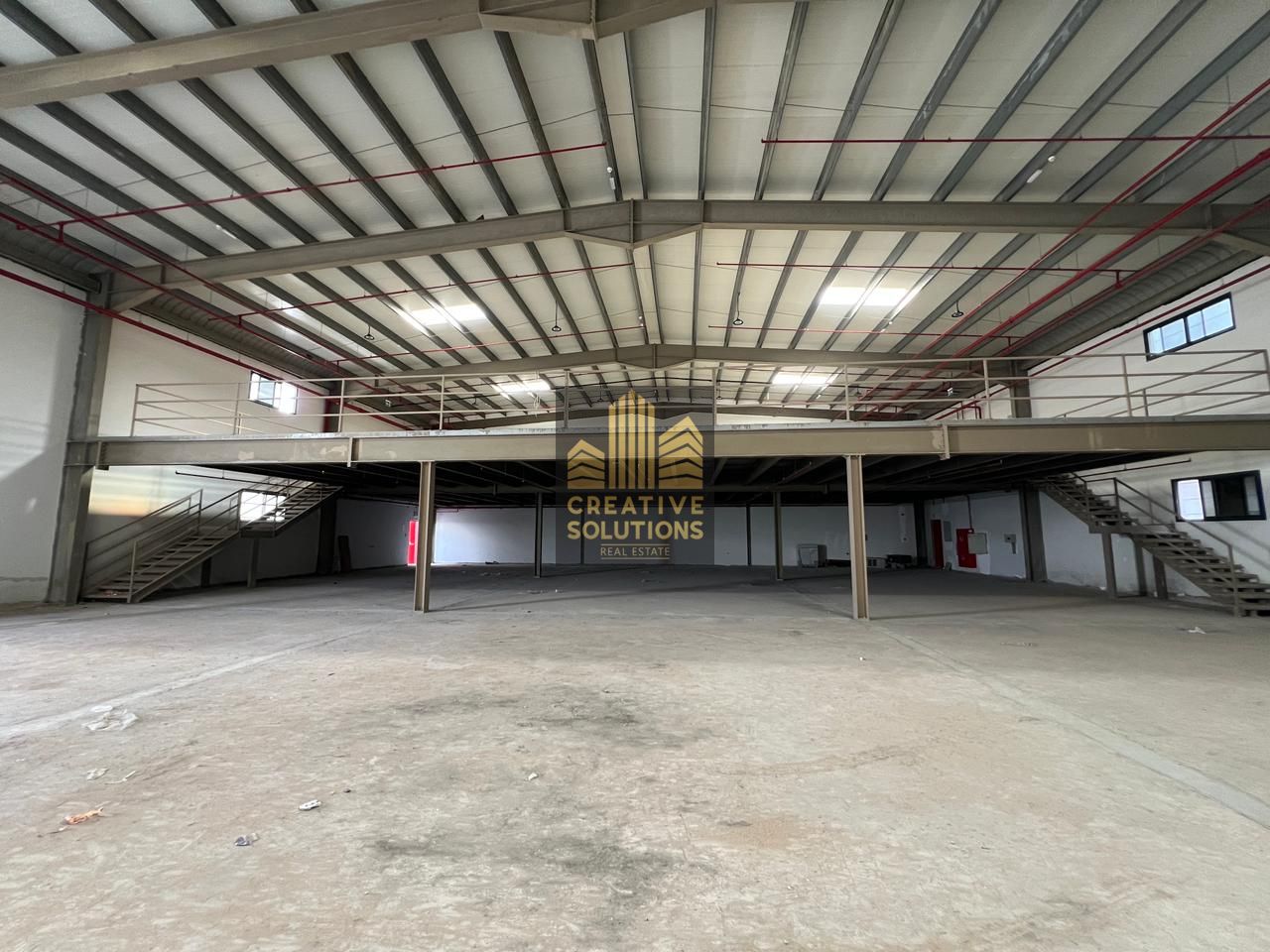 A warehouse is available for rent with a total area of 13,000 sq. ft Equipped with 80 KW