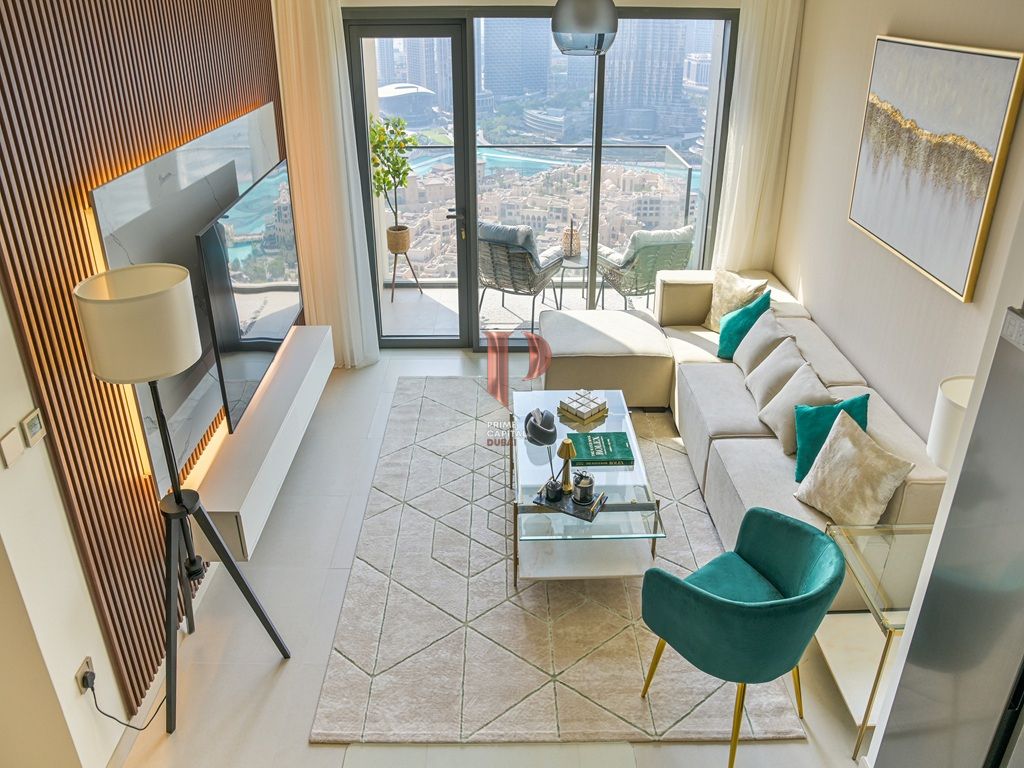 Furnished 2BR | Full Burj View | Vacant End March